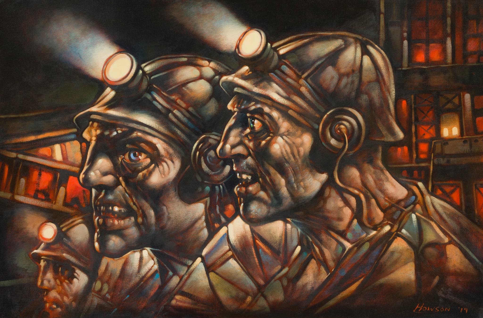 PETER HOWSON O.B.E. (SCOTTISH 1958-)