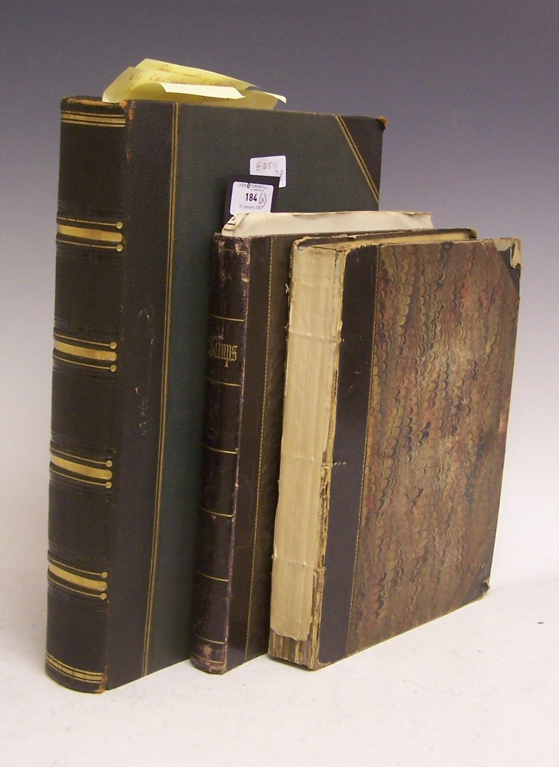 Autograph letters and notes including: THIS LOT NO LONGER CONTAINS THE MATTHEW HENRY SERMON, IT IS NOW IN LOT 200