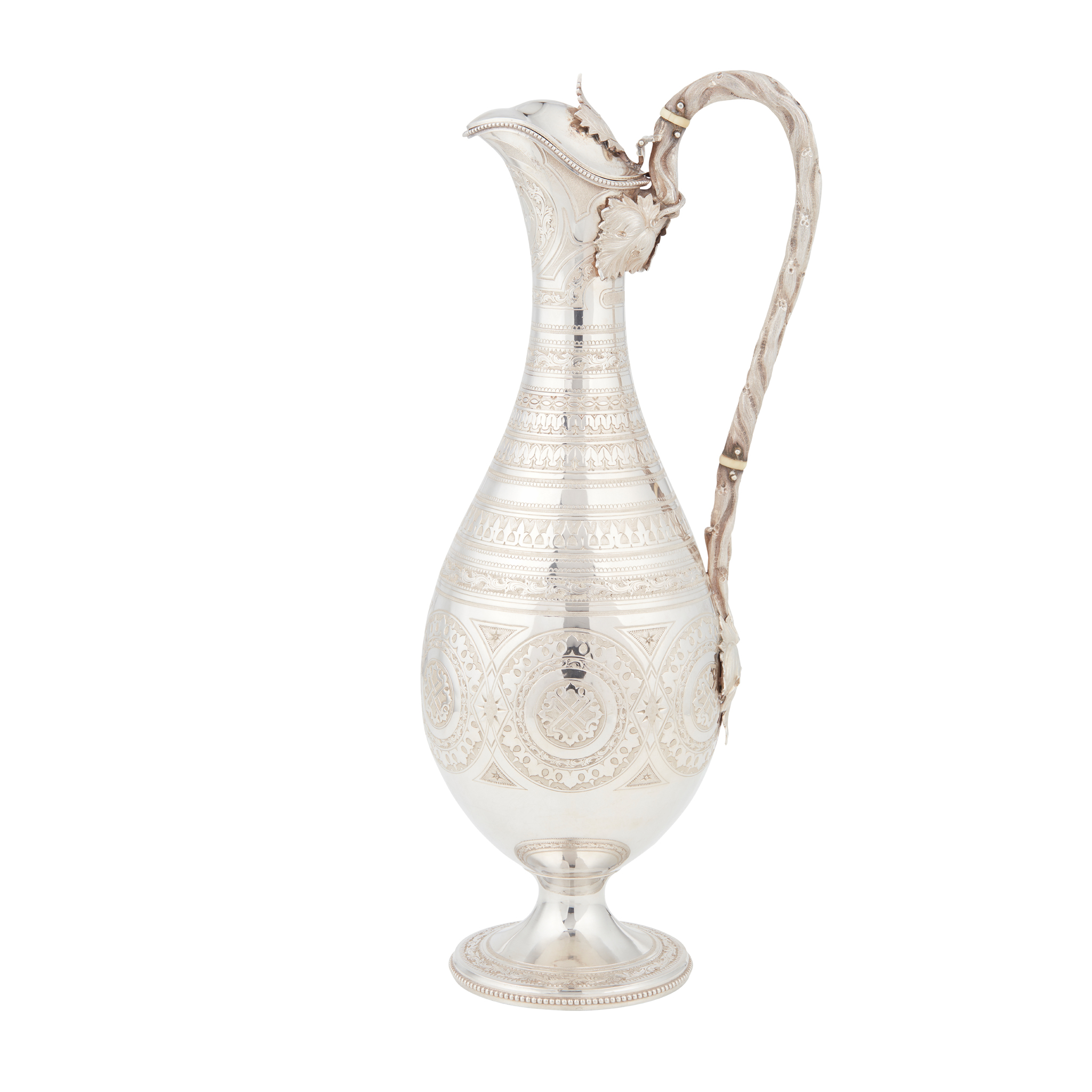 A Victorian claret jug