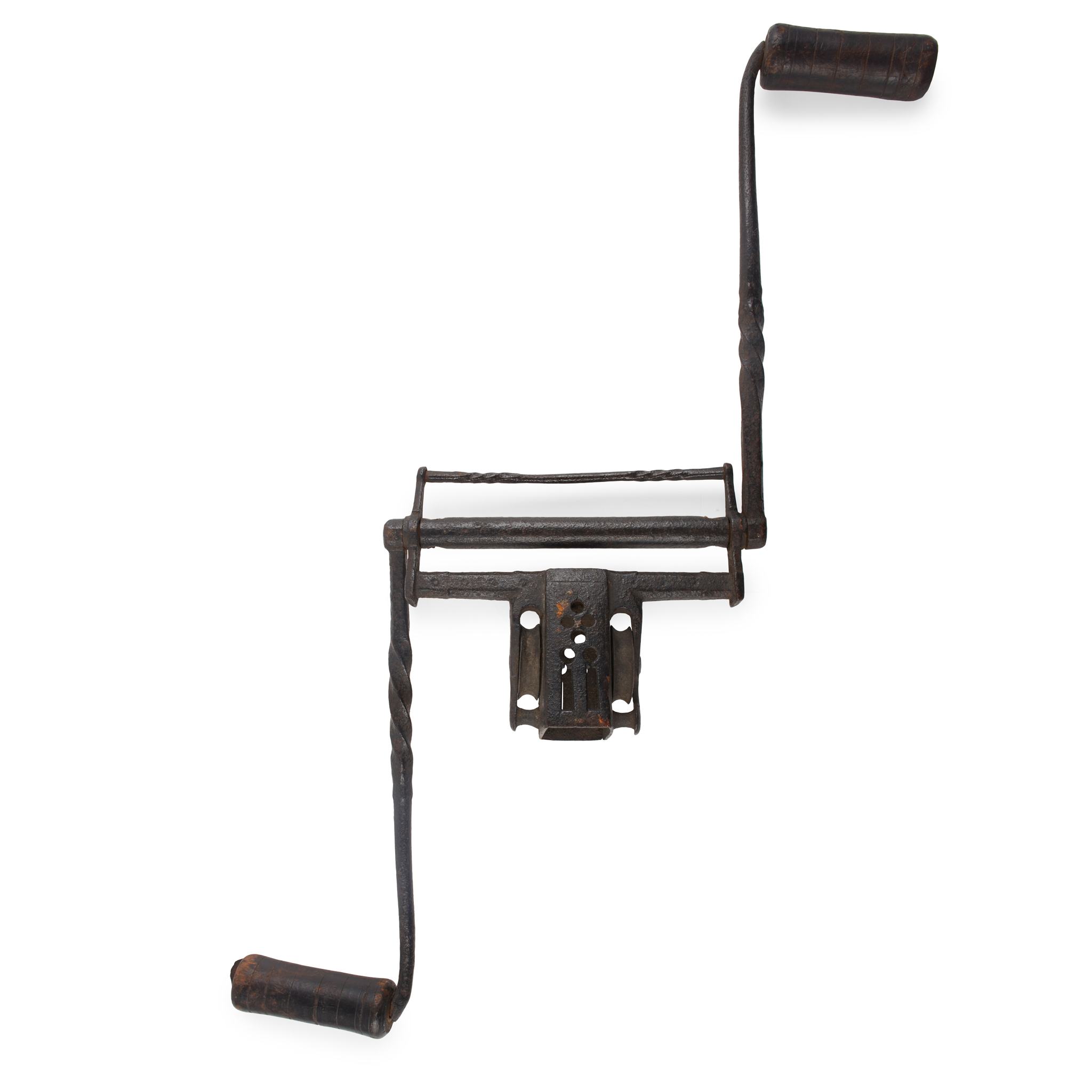 FRENCH WROUGHT IRON WINDLASS