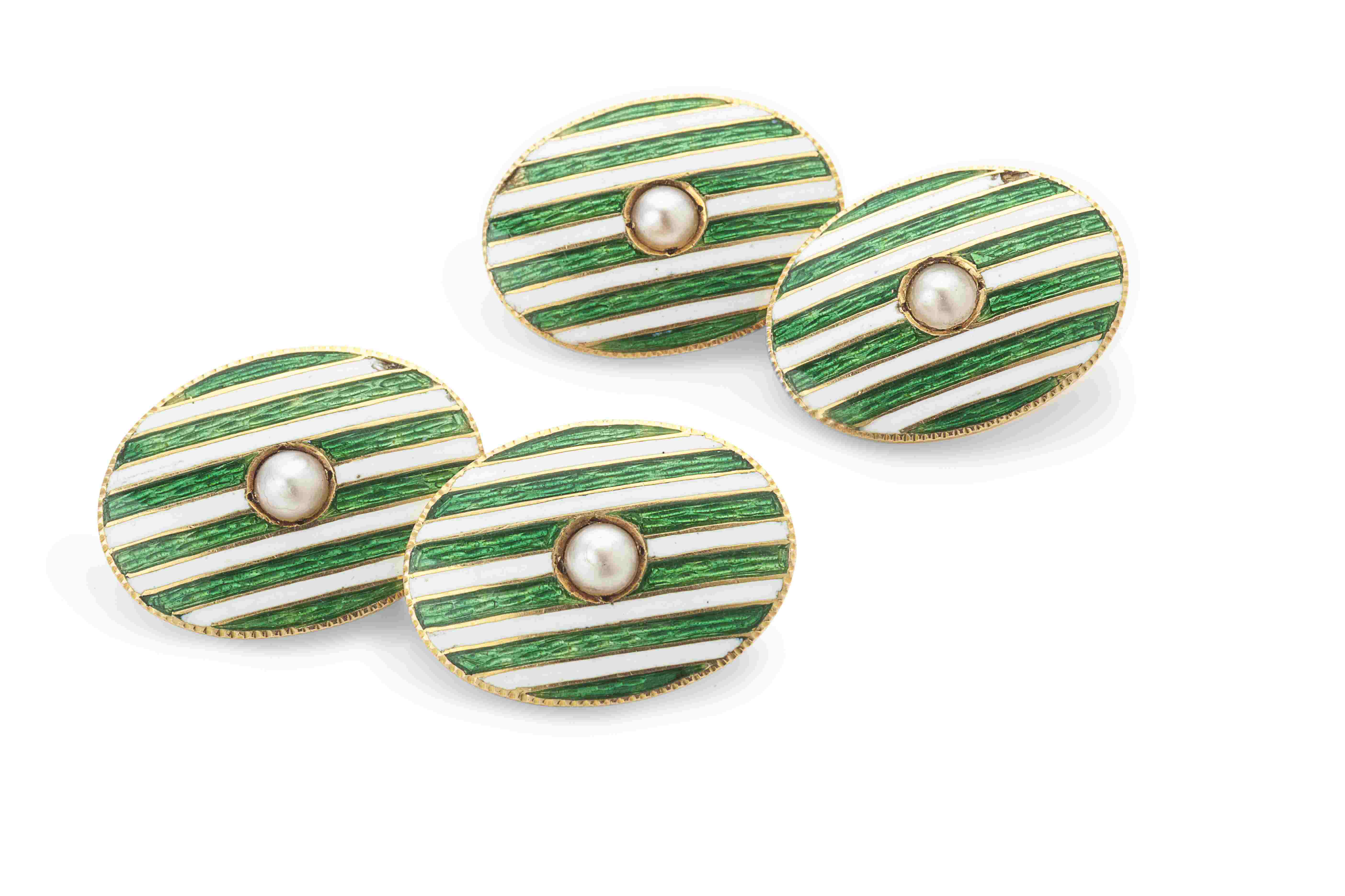 A collection of cufflinks