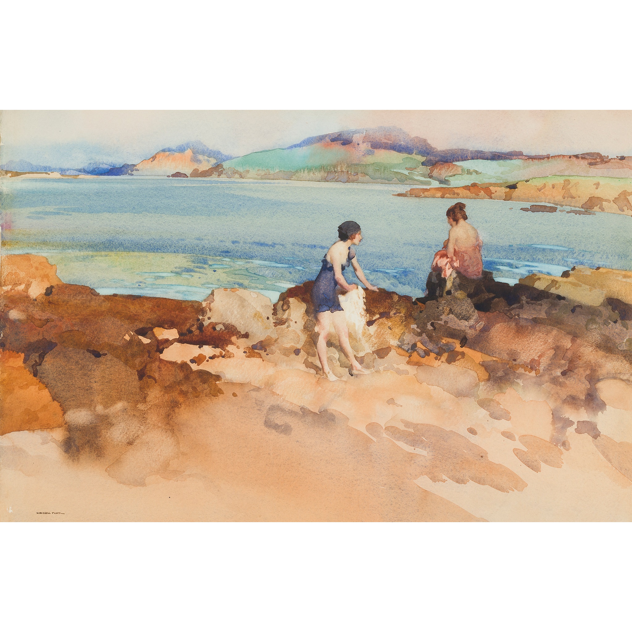 SIR WILLIAM RUSSELL FLINT P.R.A., P.R.W.S., R.S.W., R.O.I., R.E. (SCOTTISH 1880-1969)