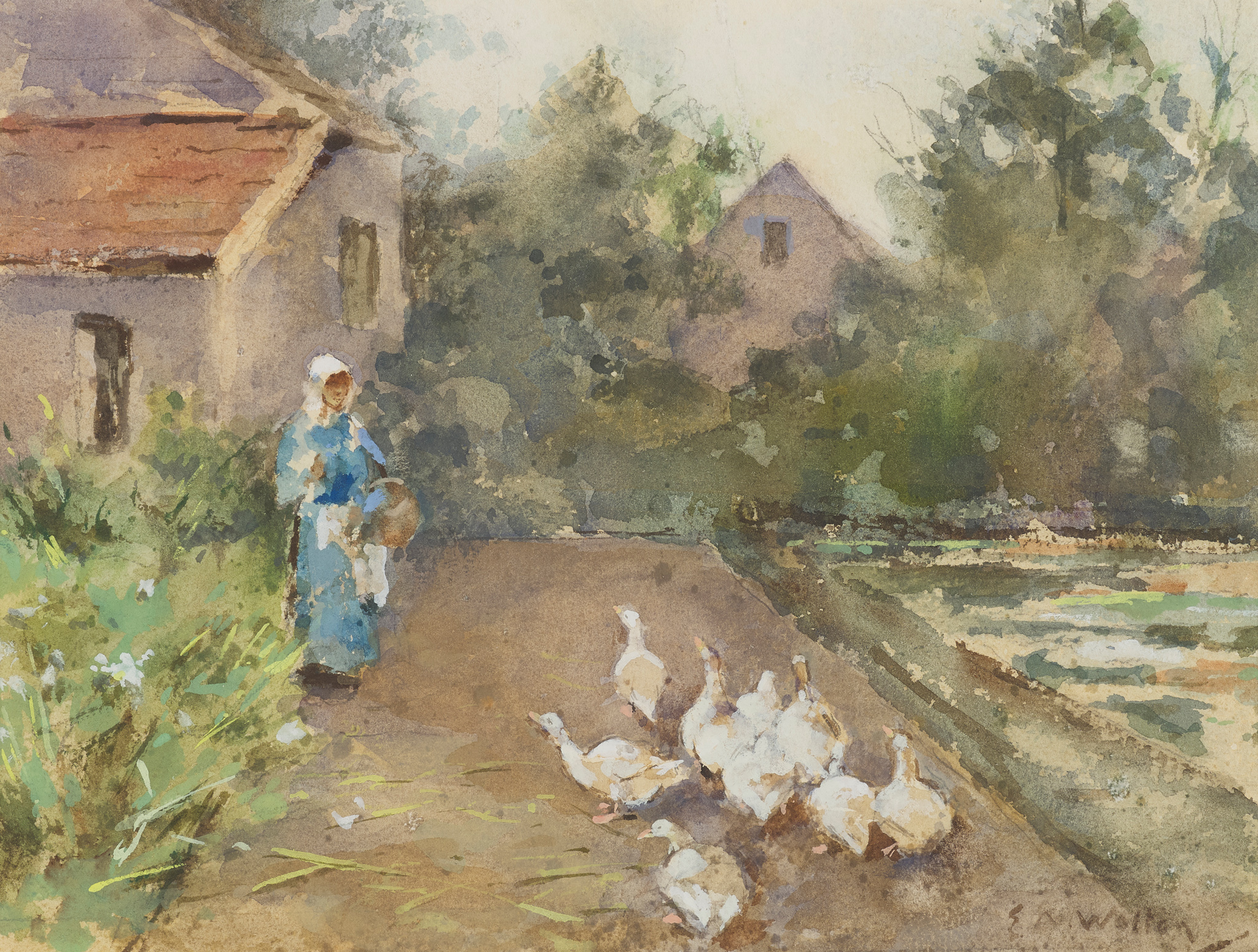 EDWARD ARTHUR WALTON R.S.A., P.R.S.W., H.R.W.S. (SCOTTISH 1860-1922)