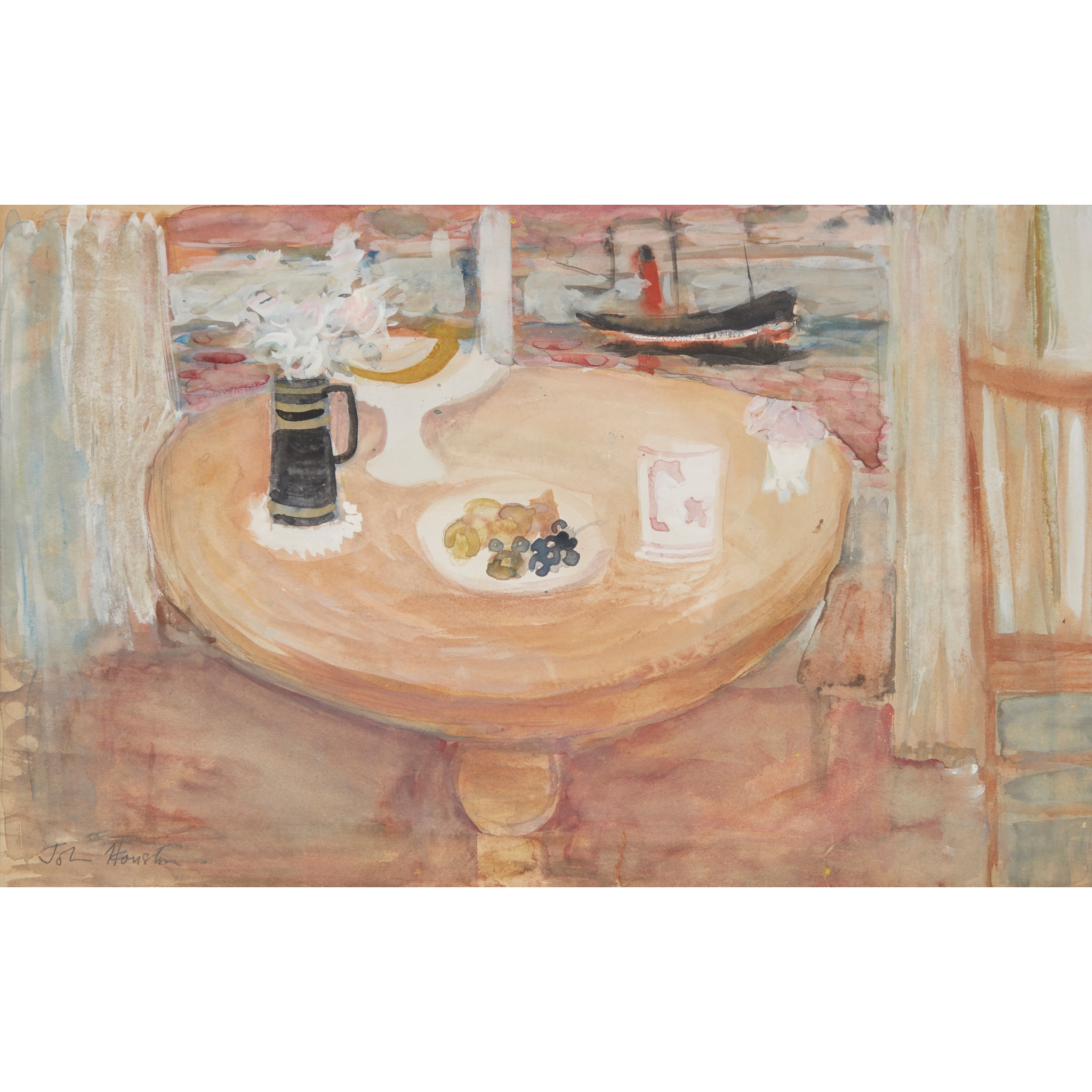 JOHN HOUSTON R.S.A., R.S.W., S.S.A (SCOTTISH 1930-2008)