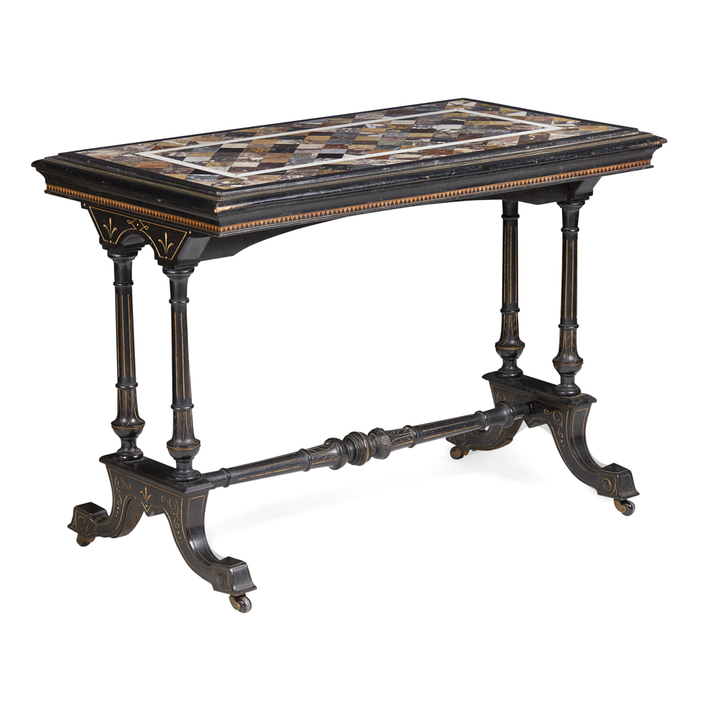 VICTORIAN ITALIAN SPECIMEN MARBLE TABLE