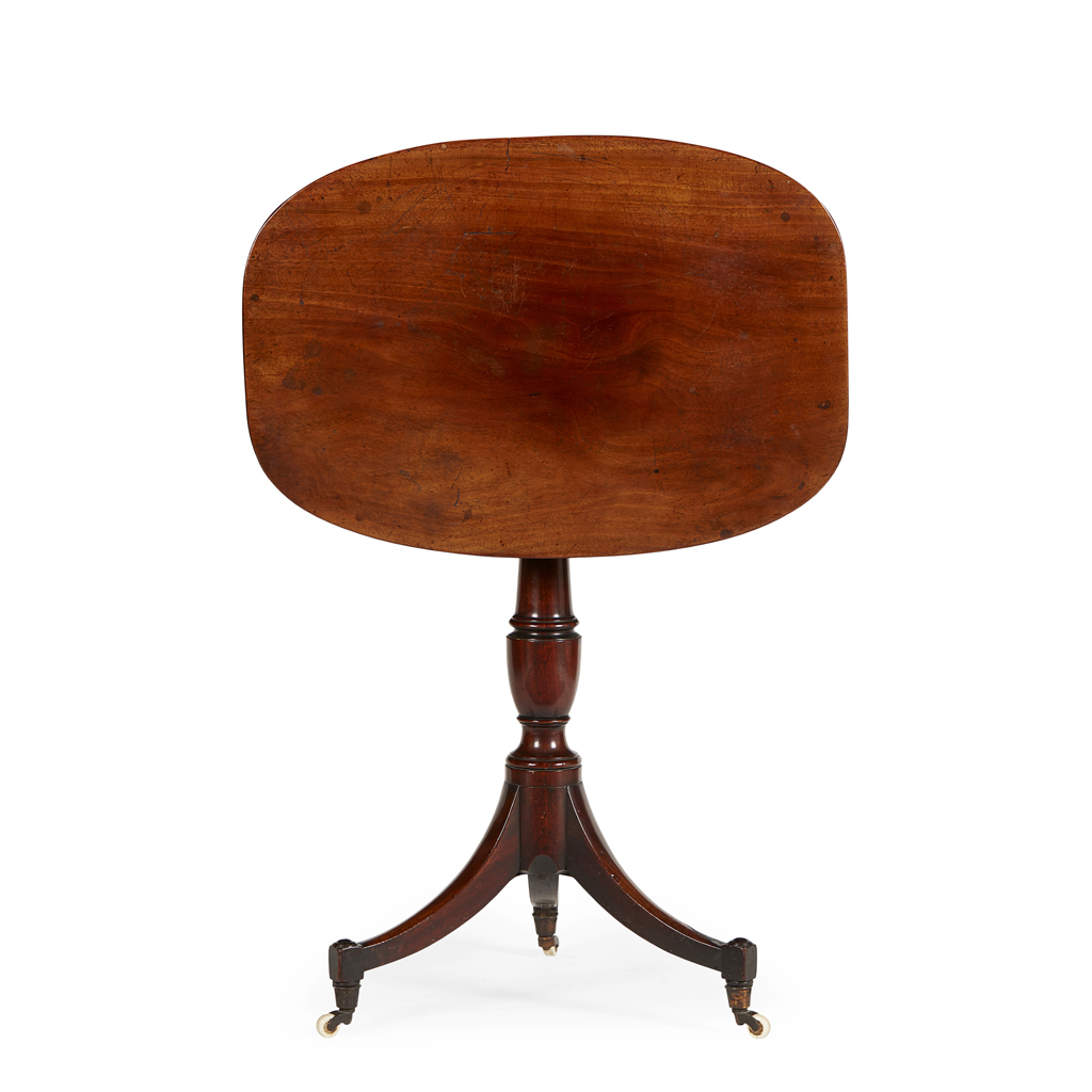 GEORGE III MAHOGANY TRIPOD TABLE