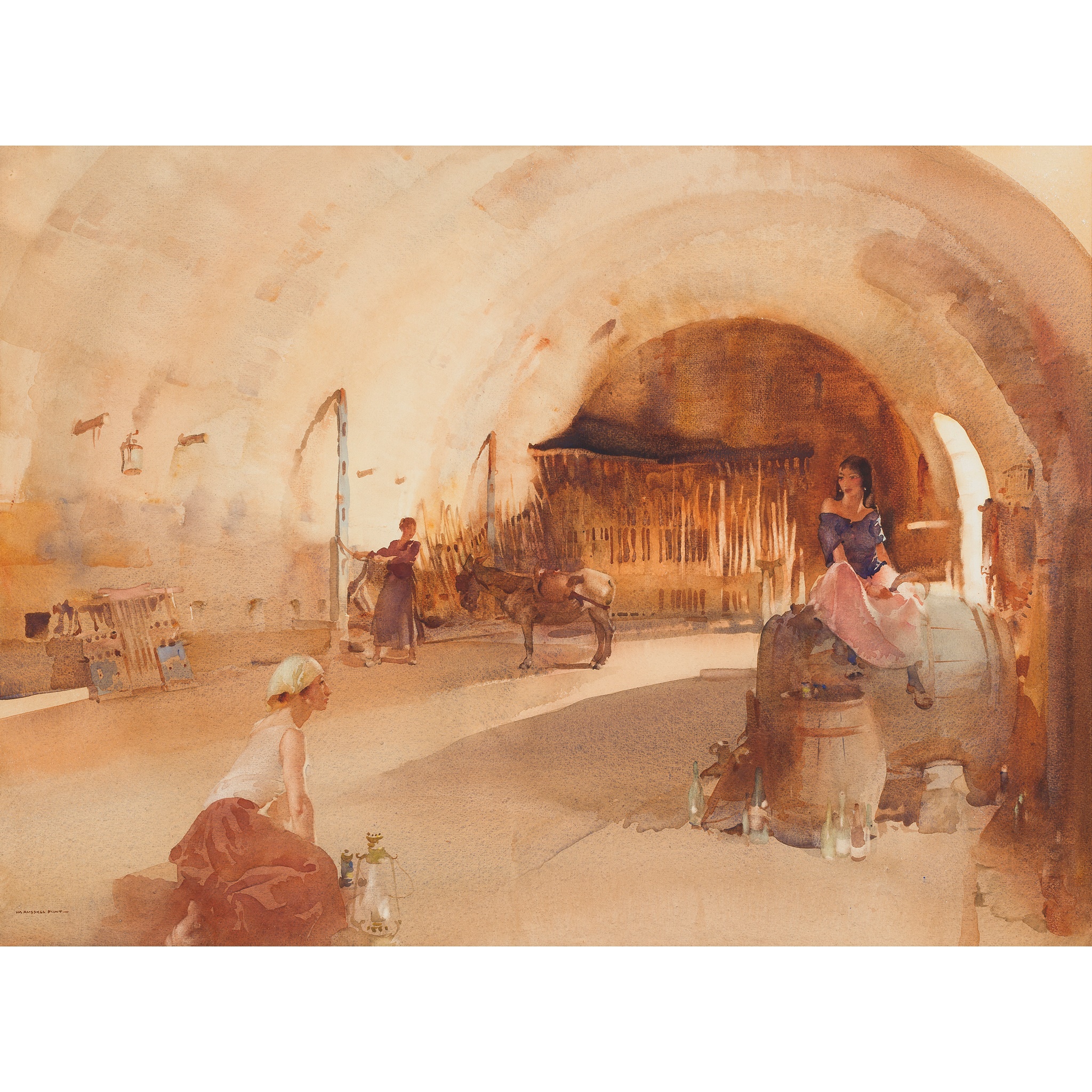 SIR WILLIAM RUSSELL FLINT P.R.A., P.R.W.S., R.S.W., R.O.I., R.E. (SCOTTISH 1880-1969)