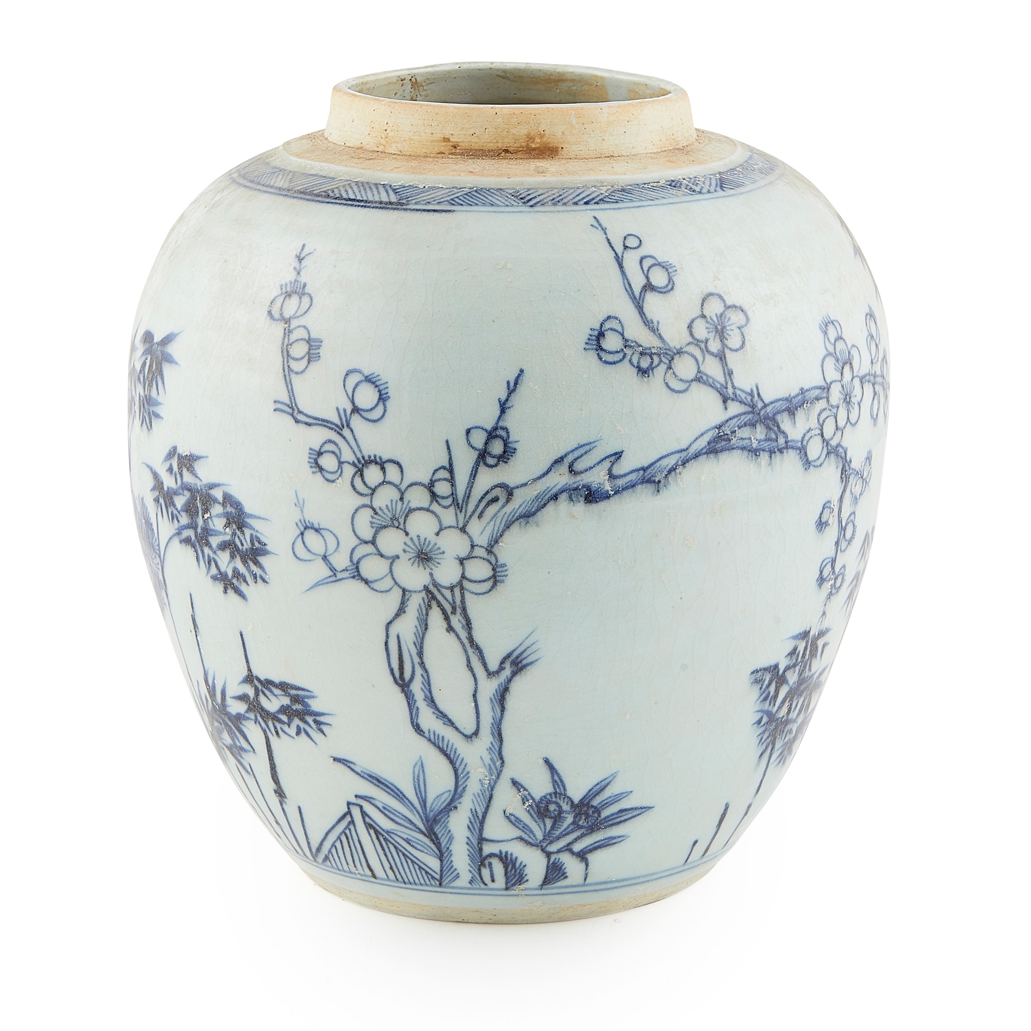 BLUE AND WHITE JAR