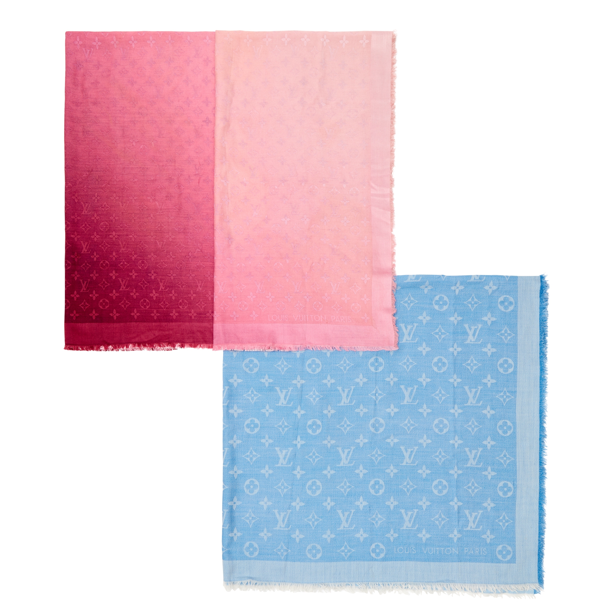 Louis Vuitton: Two Scarfs