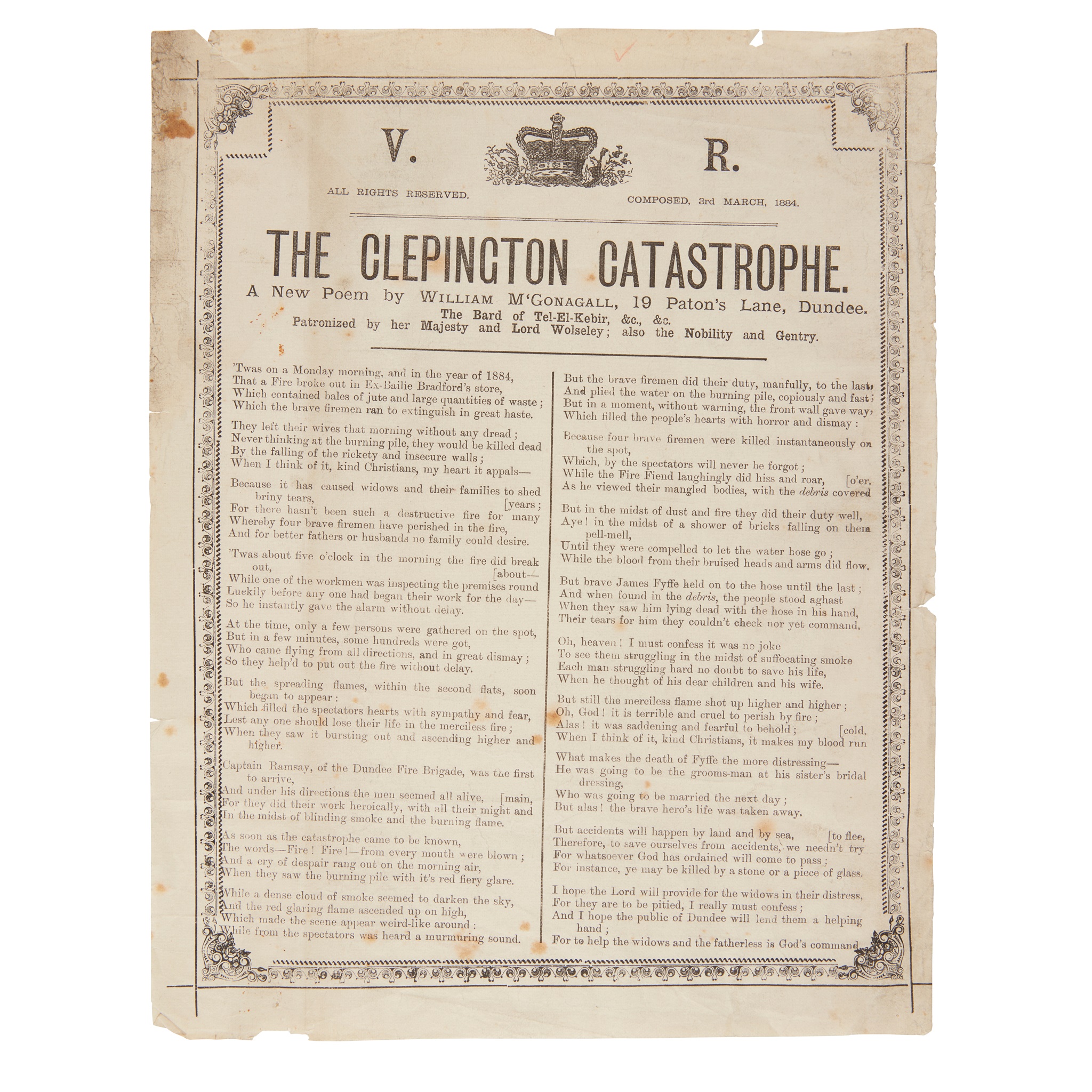 McGonagall, Sir William Topaz