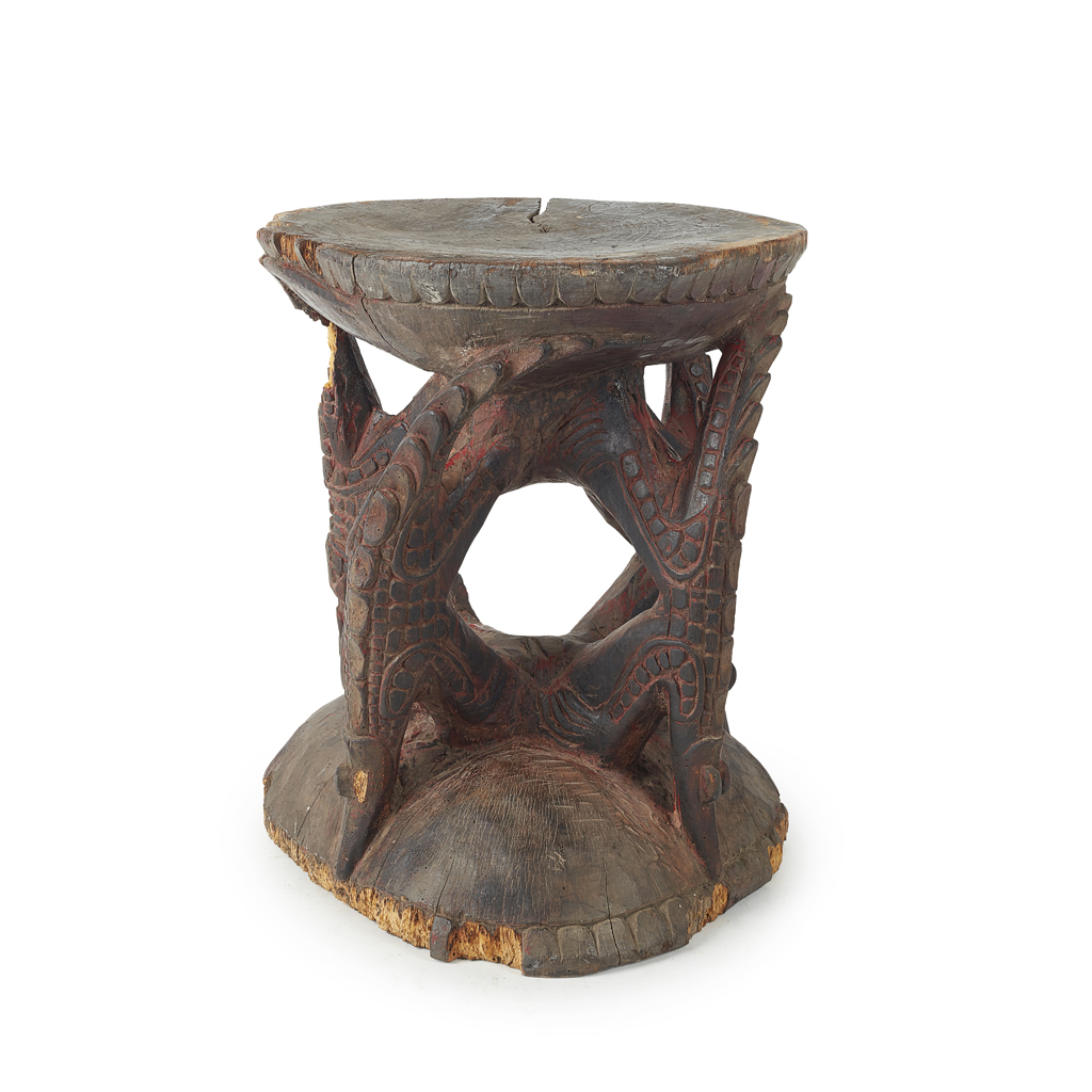 SEPIK CROCODILE STOOL