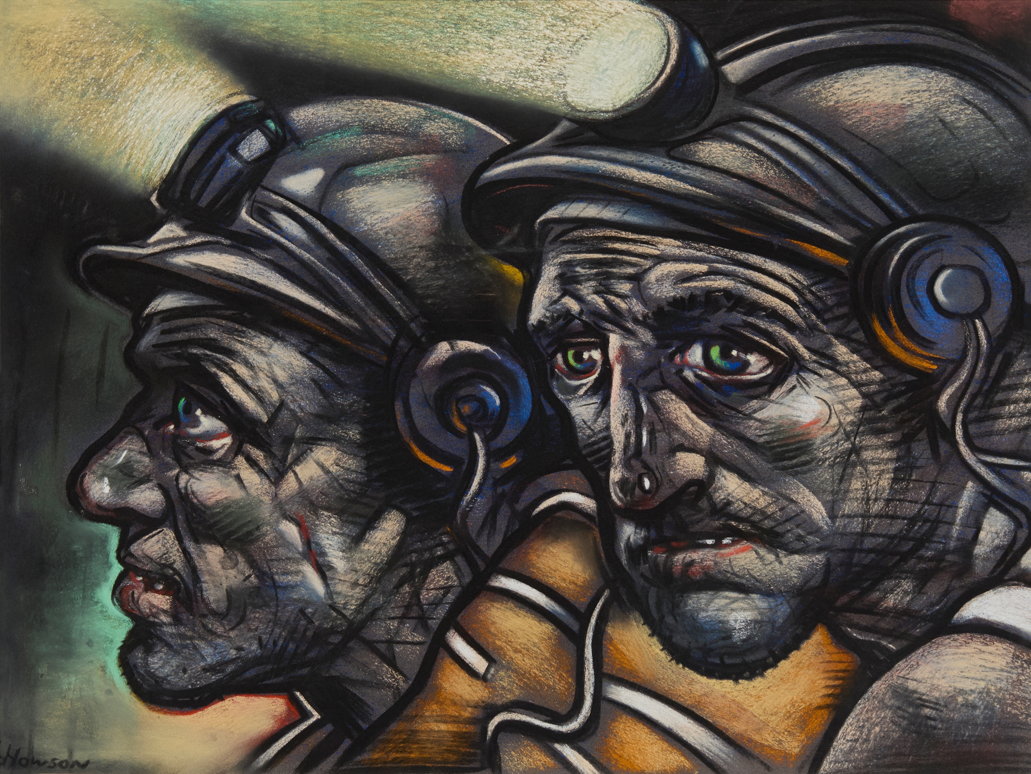 PETER HOWSON O.B.E. (SCOTTISH 1958-)