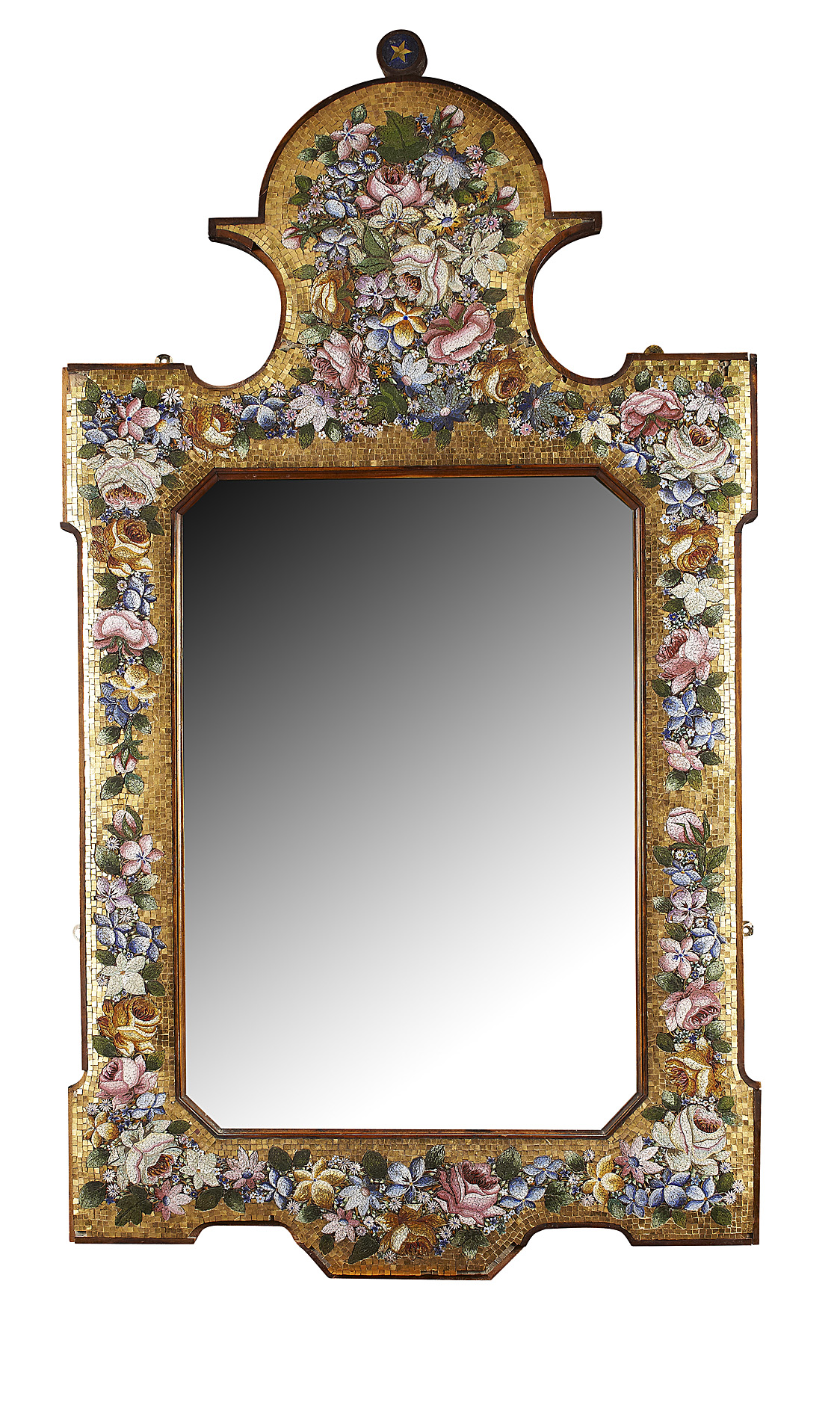 VENETIAN MICROMOSAIC AND MOSAIC MIRROR