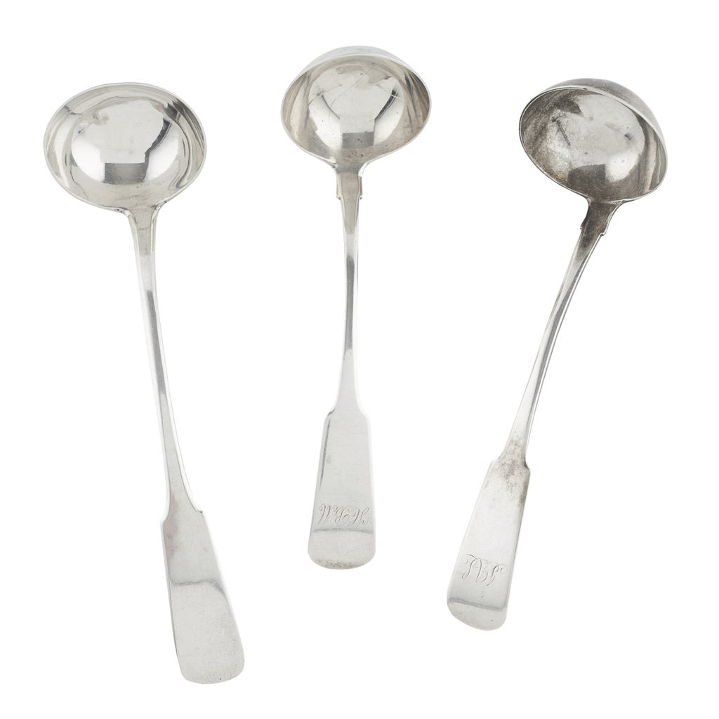 INVERNESS - THREE SCOTTISH PROVINCIAL TODDY LADLES