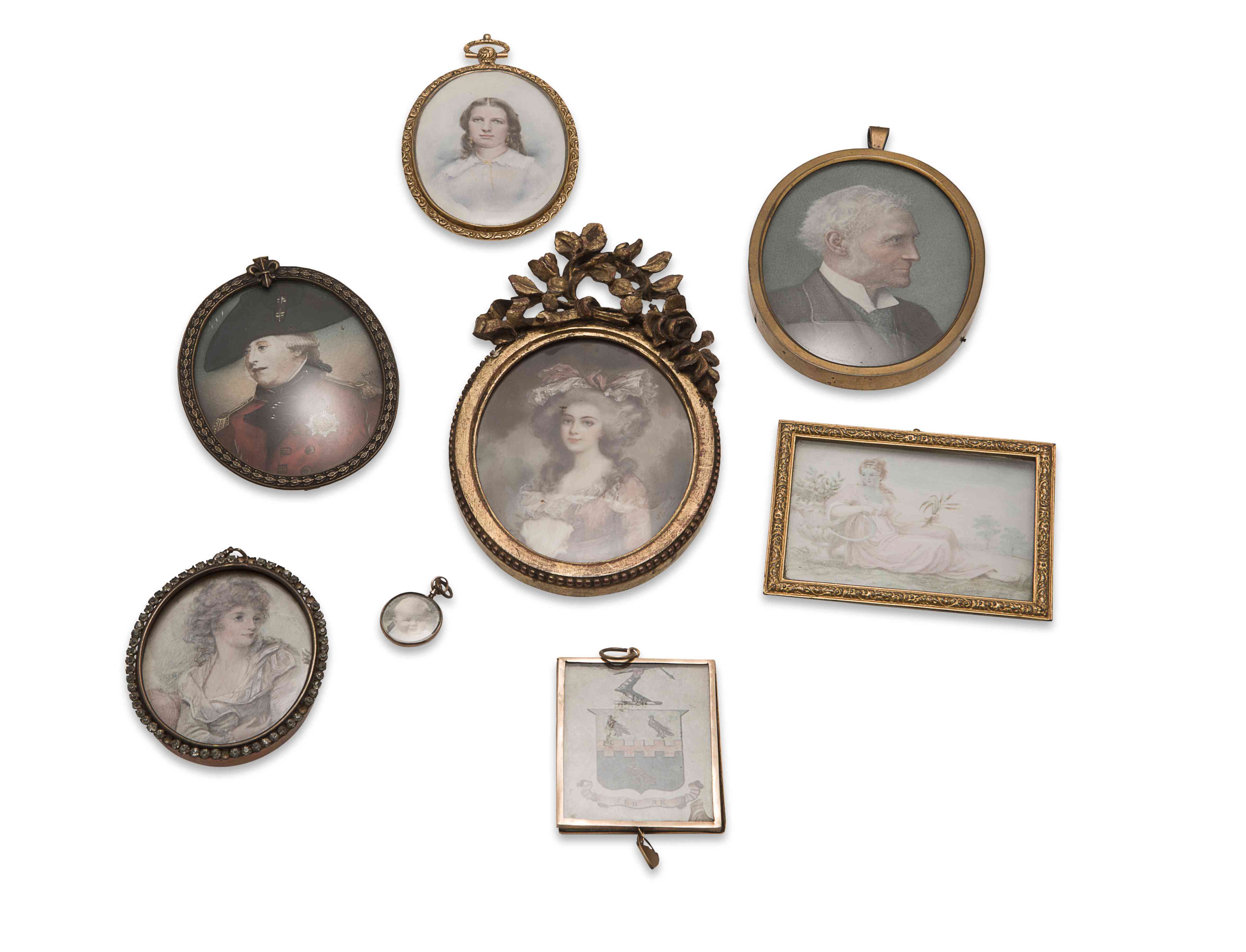 A group of late 19th and 20th century miniatures