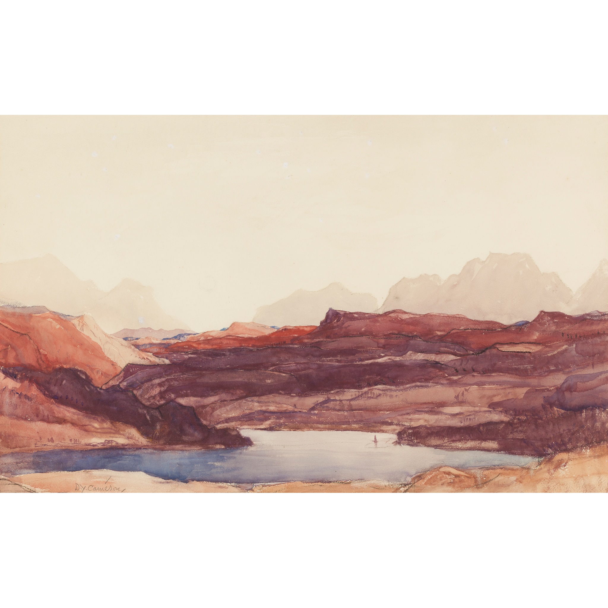 SIR DAVID YOUNG CAMERON R.A., R.S.A., R.W.S., R.S.W., R.E. (SCOTTISH 1865-1945)