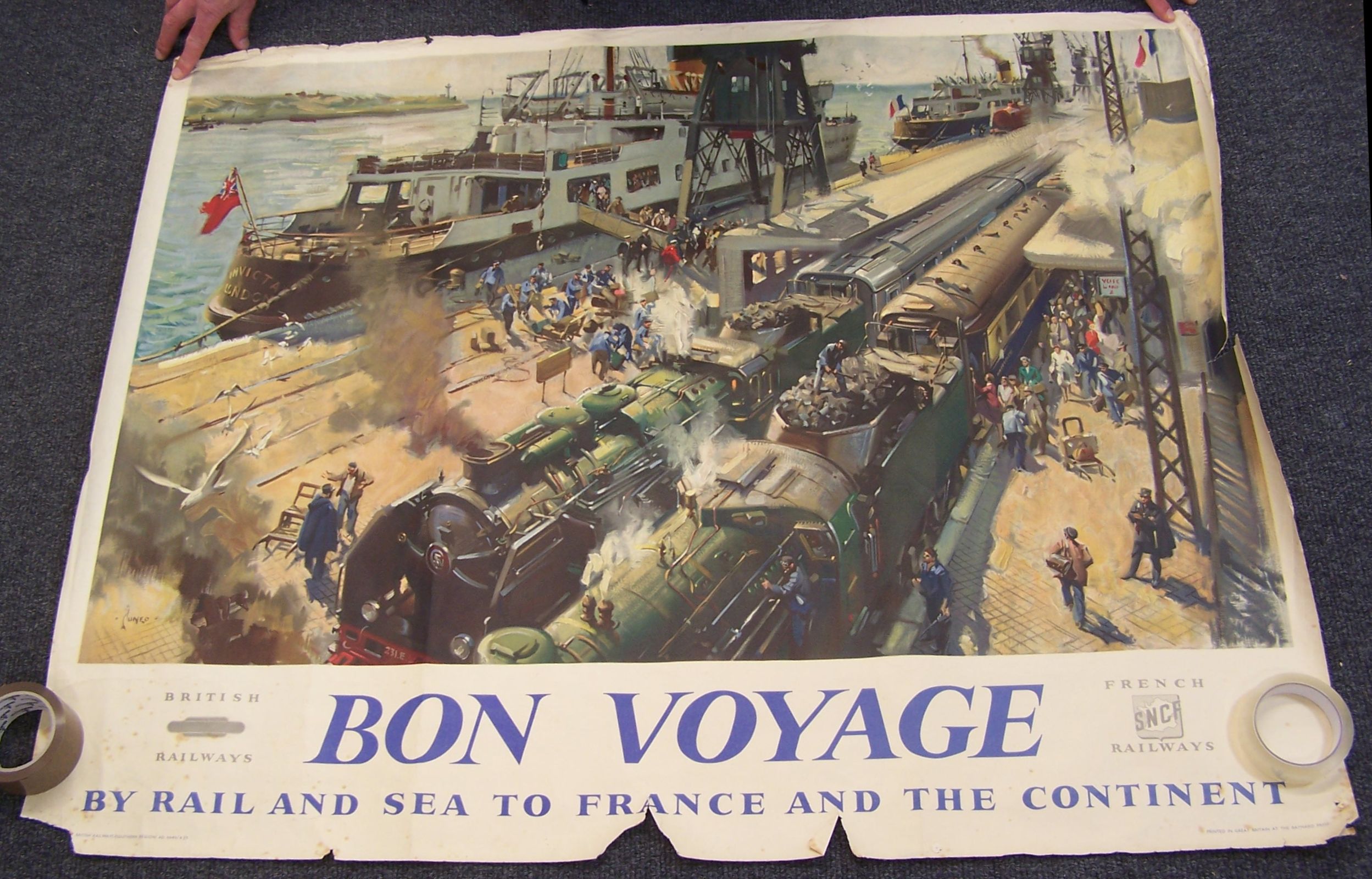 Railway Posters - Cuneo, Terence