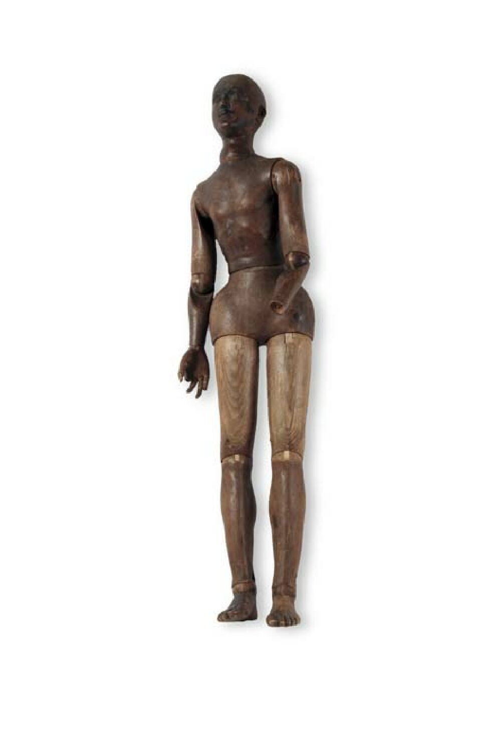 A large 19th century pine artist's Lay figure