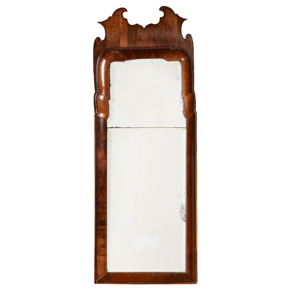 QUEEN ANNE WALNUT MIRROR
