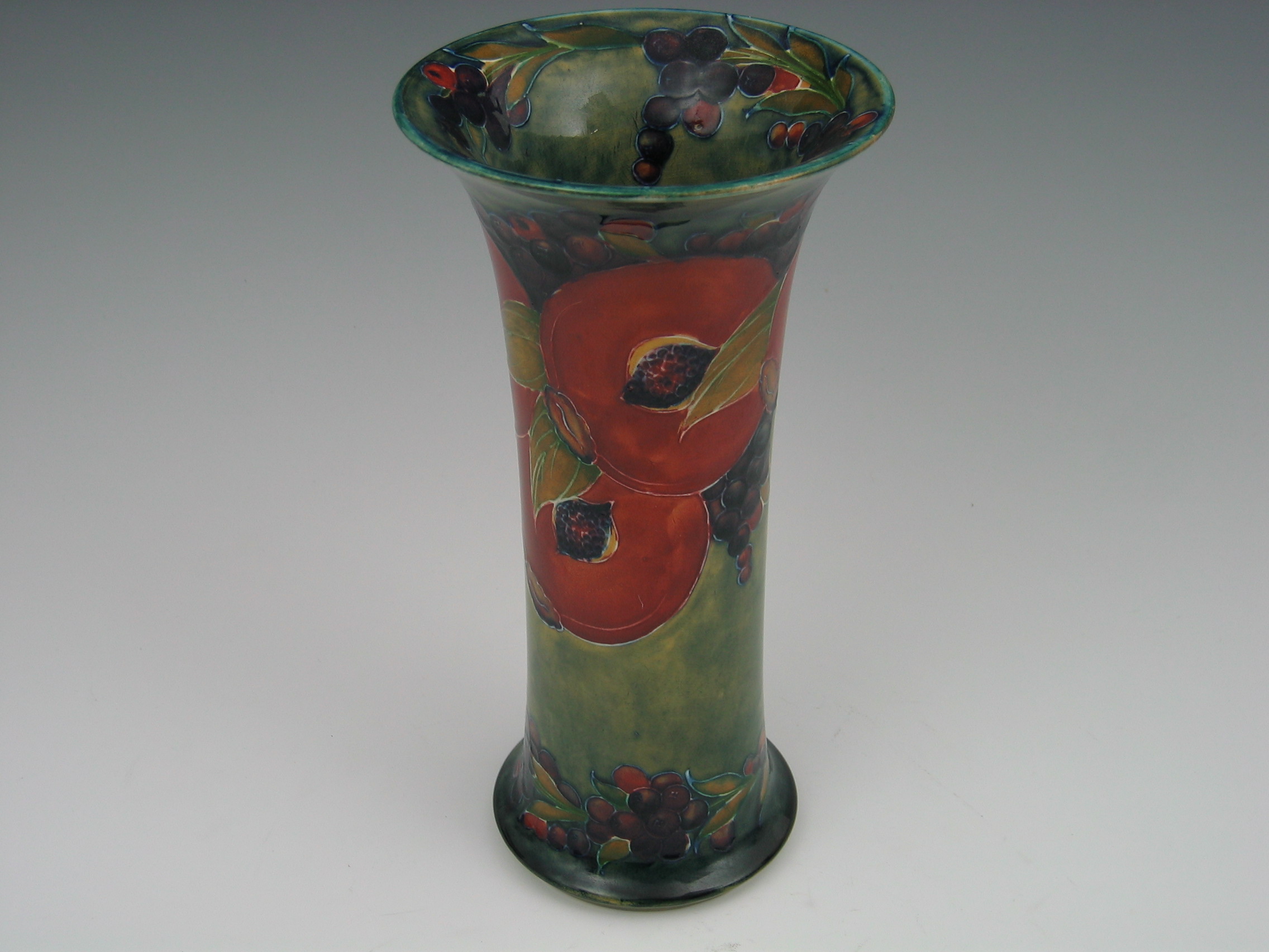A Moorcroft cylindrical vase,