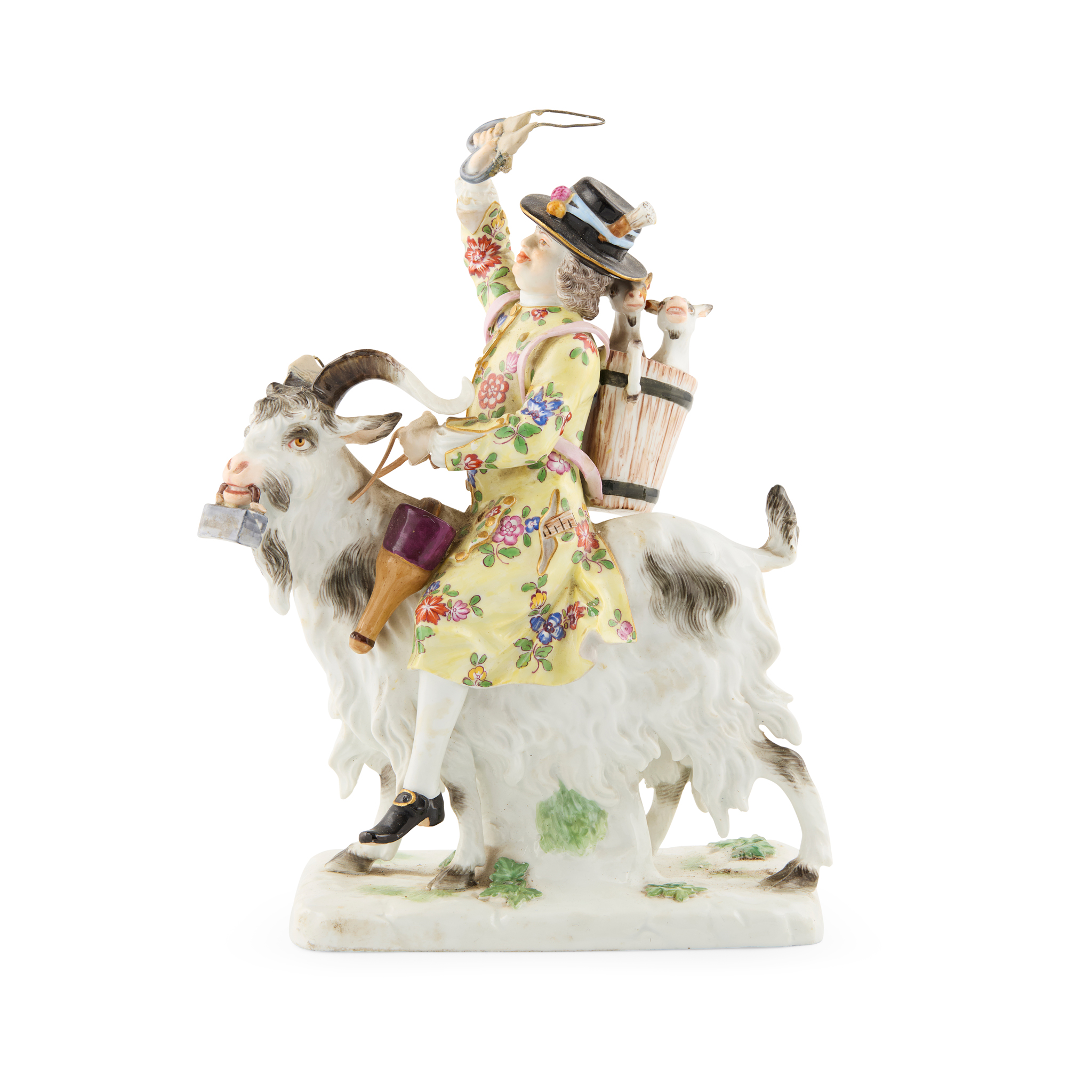 MEISSEN FIGURE OF COUNT BRUHL'S TAILOR
