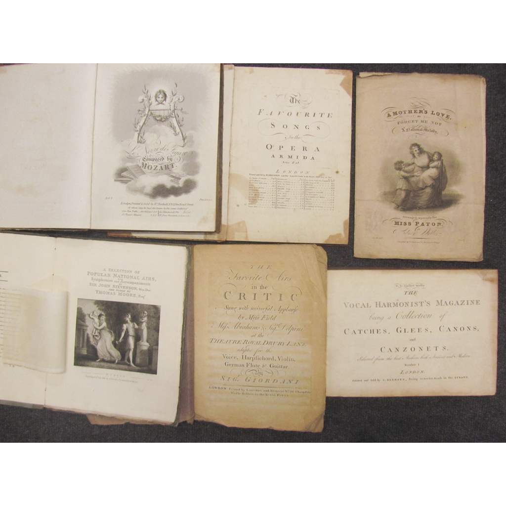 Engraved & printed music, a quantity, including