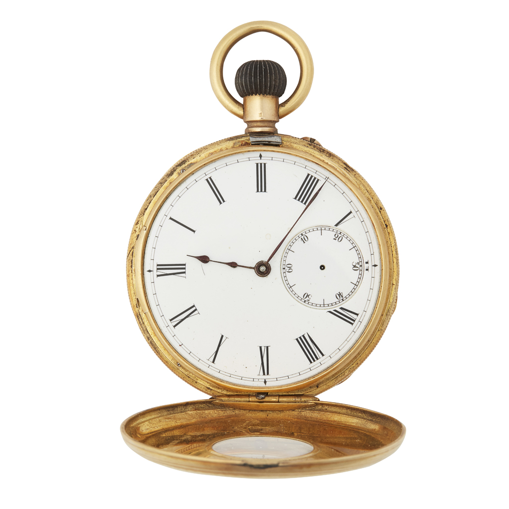 A gentleman's 18ct gold cased pocket watch