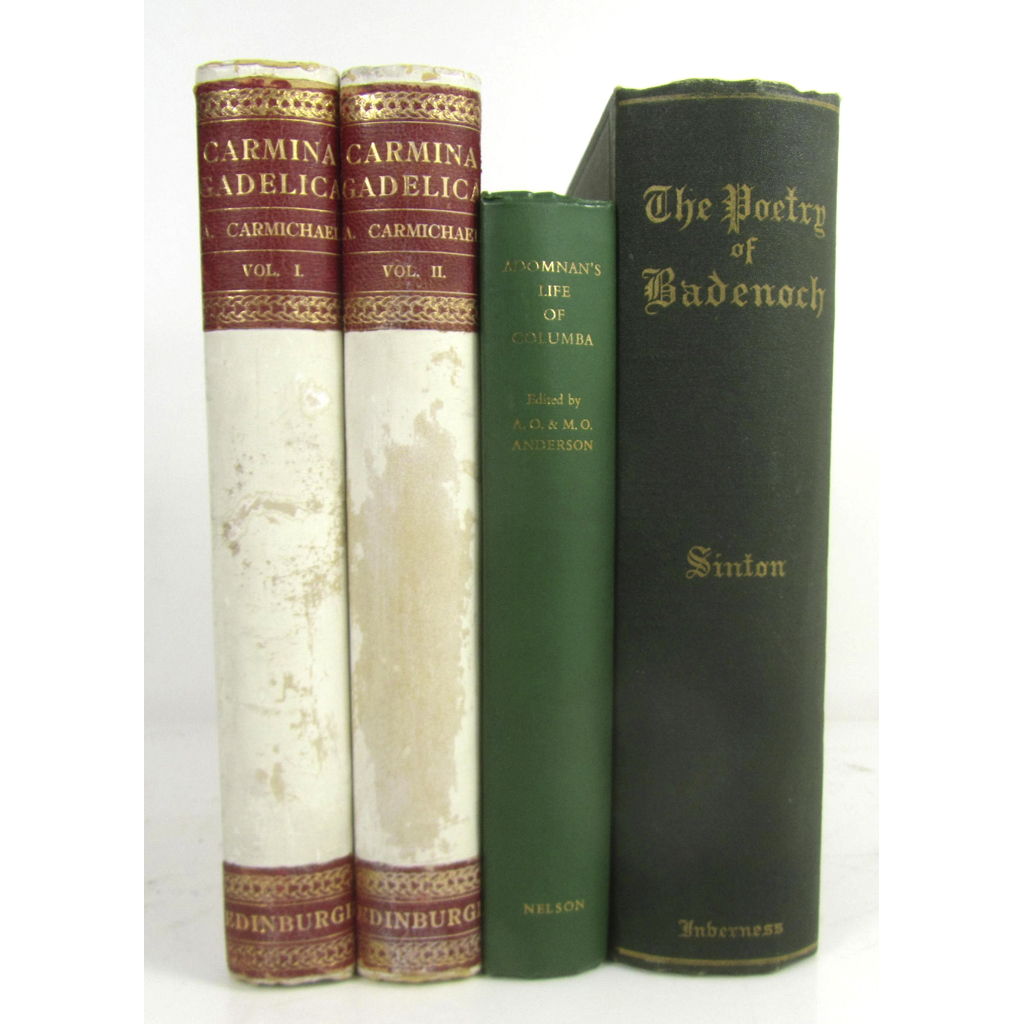Scottish History, 4 volumes, including Carmina Gadelica, Hymns and Incantations.