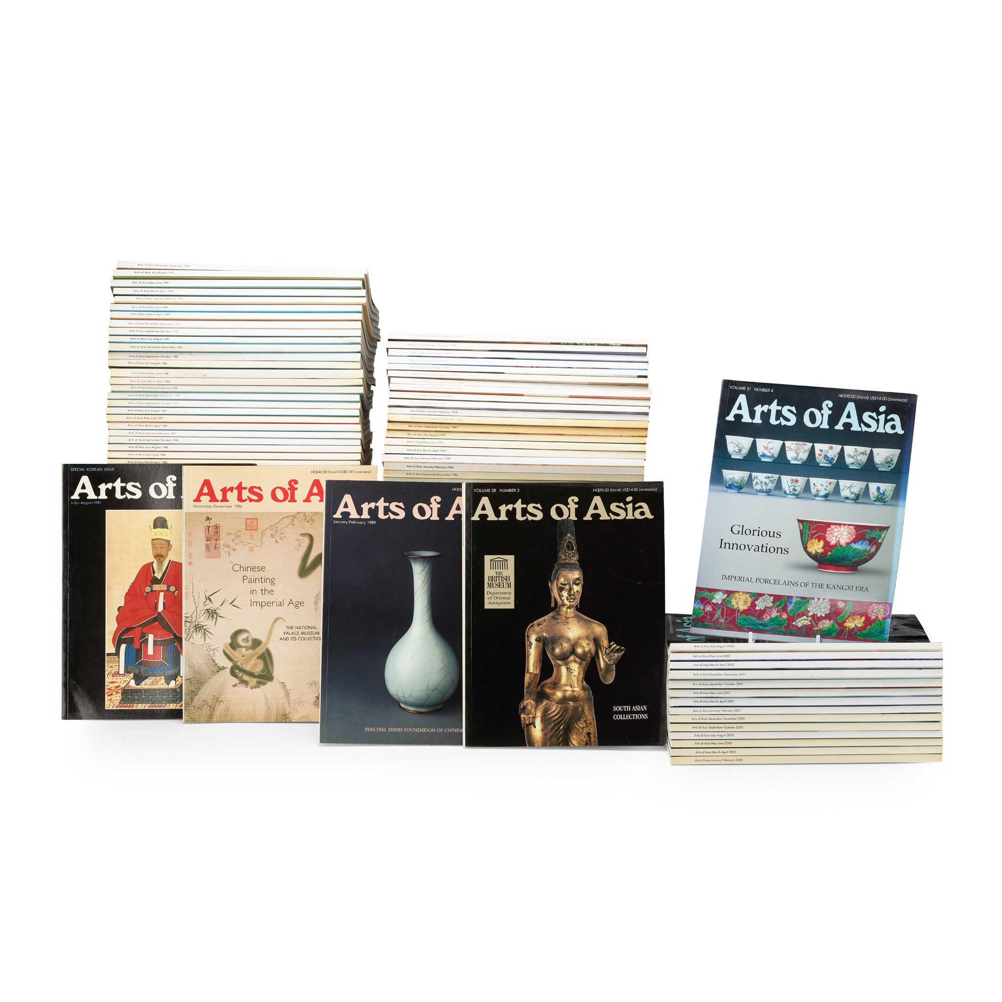 NEAR COMPLETE COLLECTION OF 'ARTS OF ASIA' MAGAZINE
