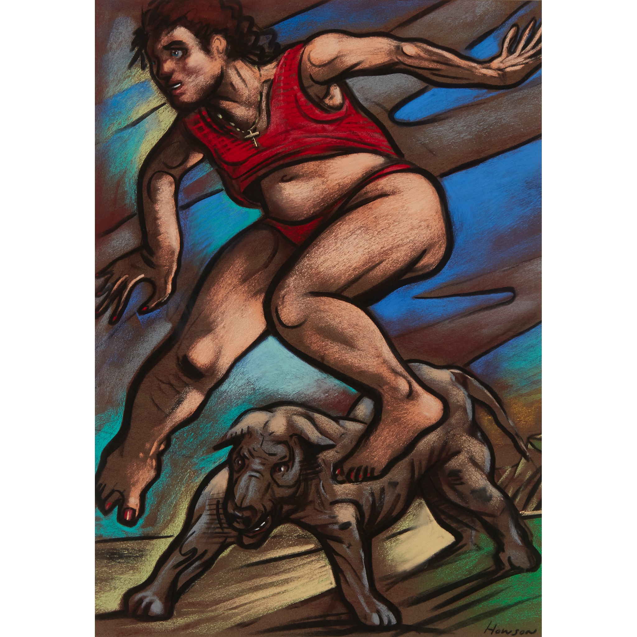 PETER HOWSON O.B.E. (SCOTTISH 1958-)