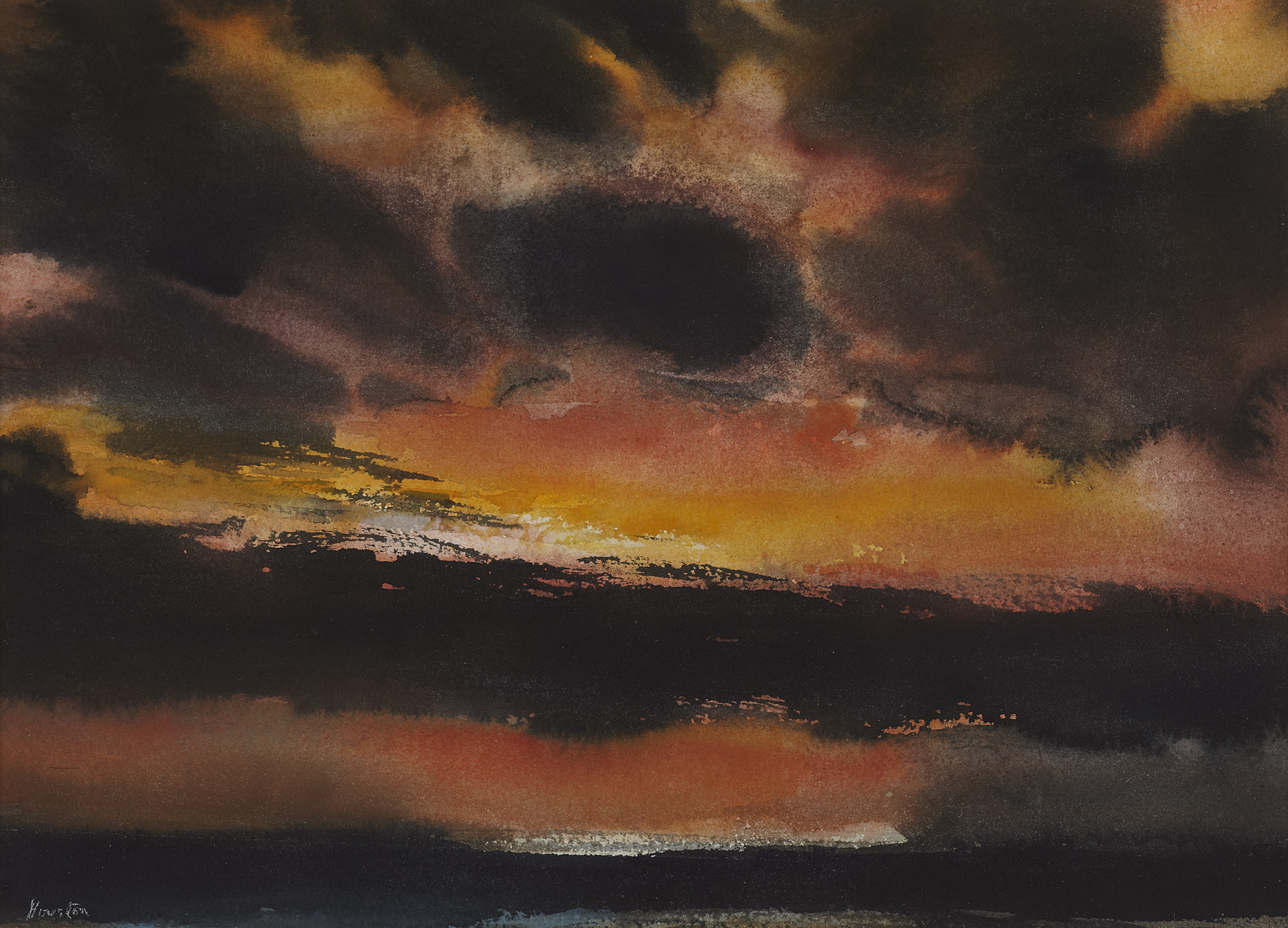 JOHN HOUSTON R.S.A., R.S.W (SCOTTISH 1930-2008)