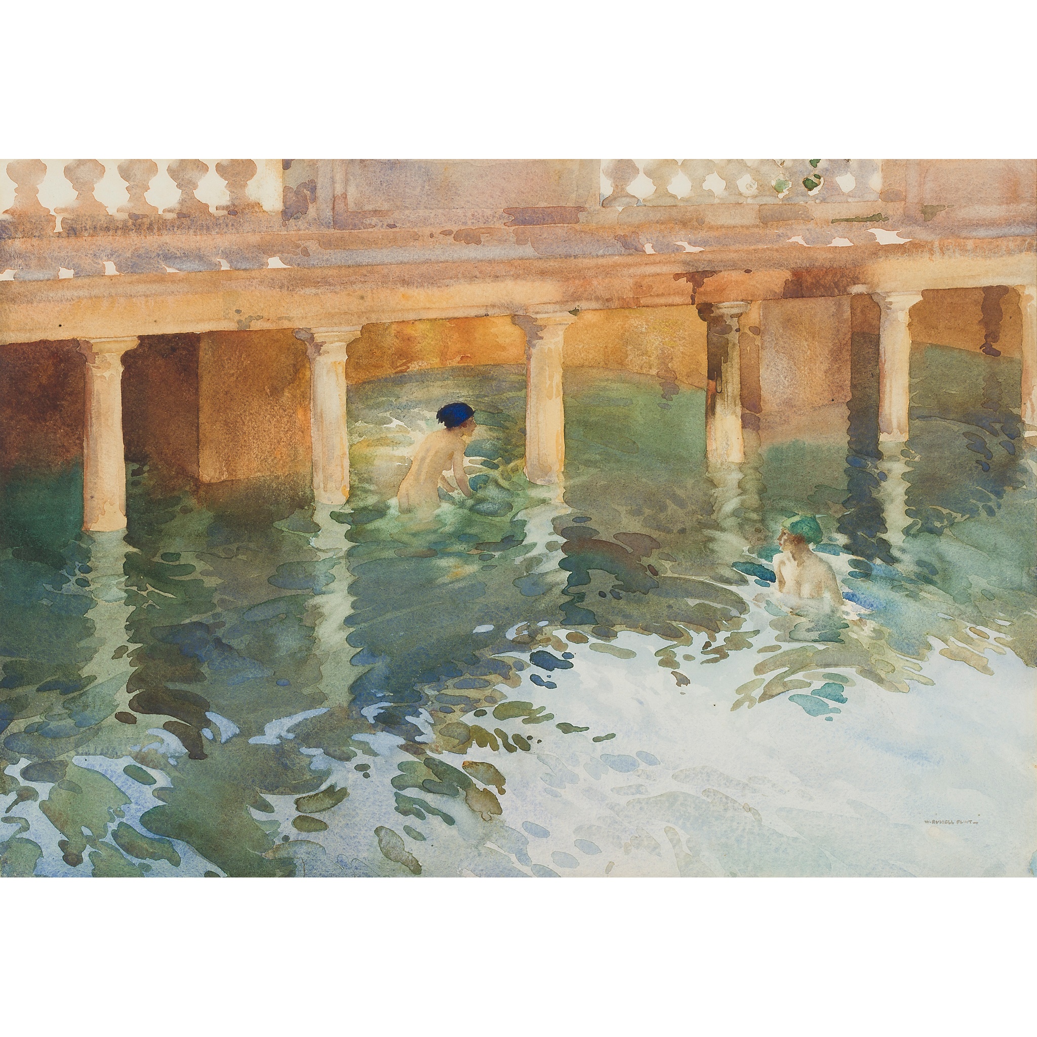 SIR WILLIAM RUSSELL FLINT P.R.A., P.R.W.S., R.S.W., R.O.I., R.E. (SCOTTISH 1880-1969)