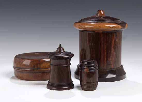 A 19th century laburnum string box