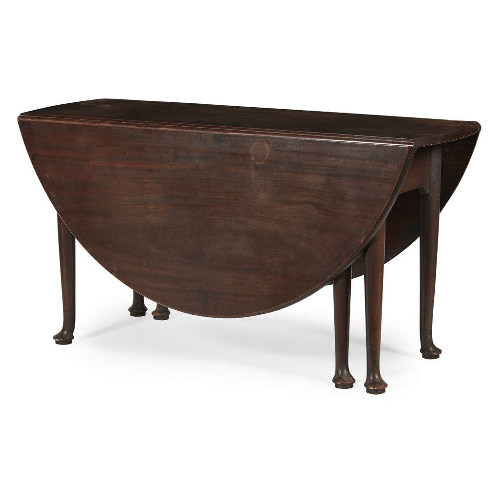GEORGE II MAHOGANY DROP-LEAF TABLE