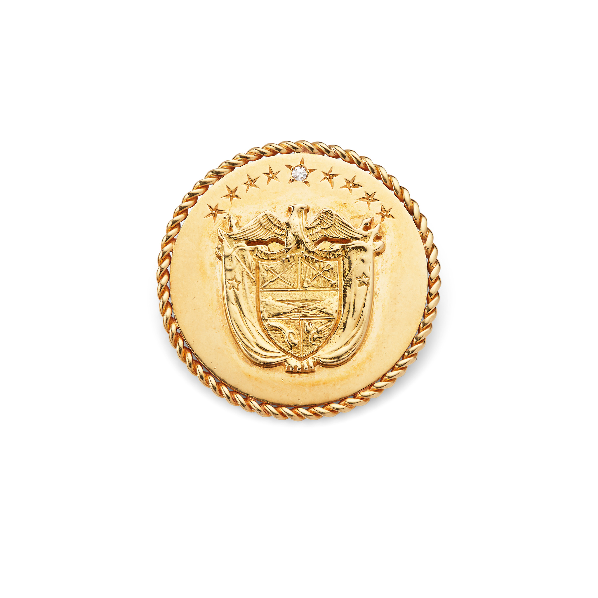 Van Cleef & Arpels: A commemorative diamond pendant / brooch, 1956