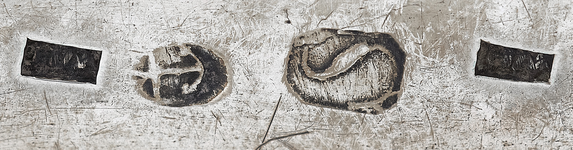 Paisley - a set of six Scottish provincial tablespoons