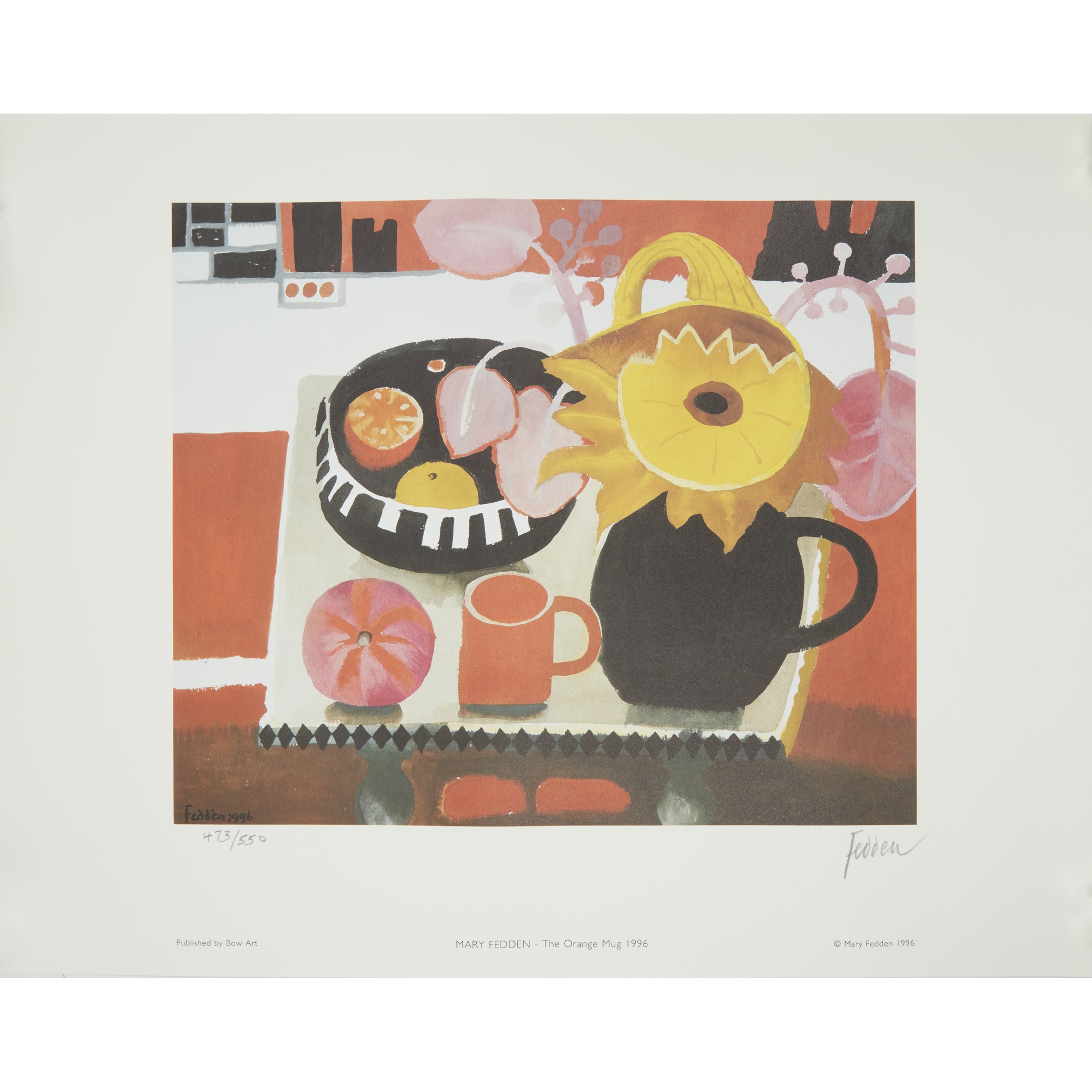 MARY FEDDEN O.B.E., R.A., R.W.A. (BRITISH 1915-2012)