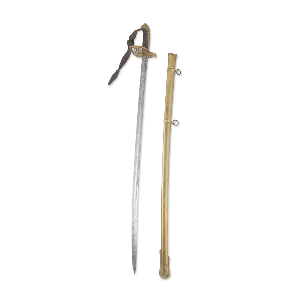 INFANTRY OFFICER PATTERN BRASS HILTED REGIMENTAL SWORD