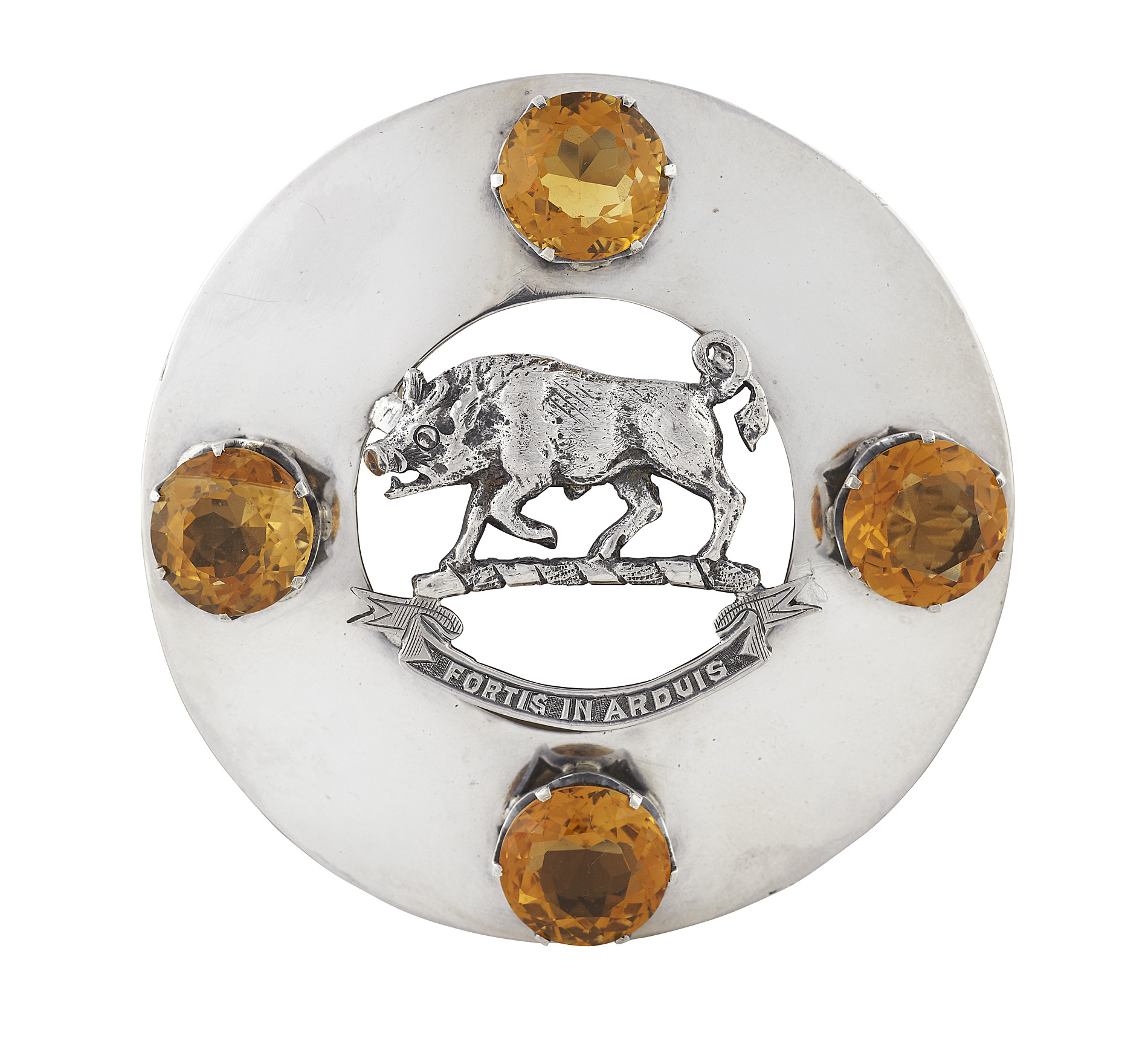 Inverness - a Scottish provincial plaid brooch