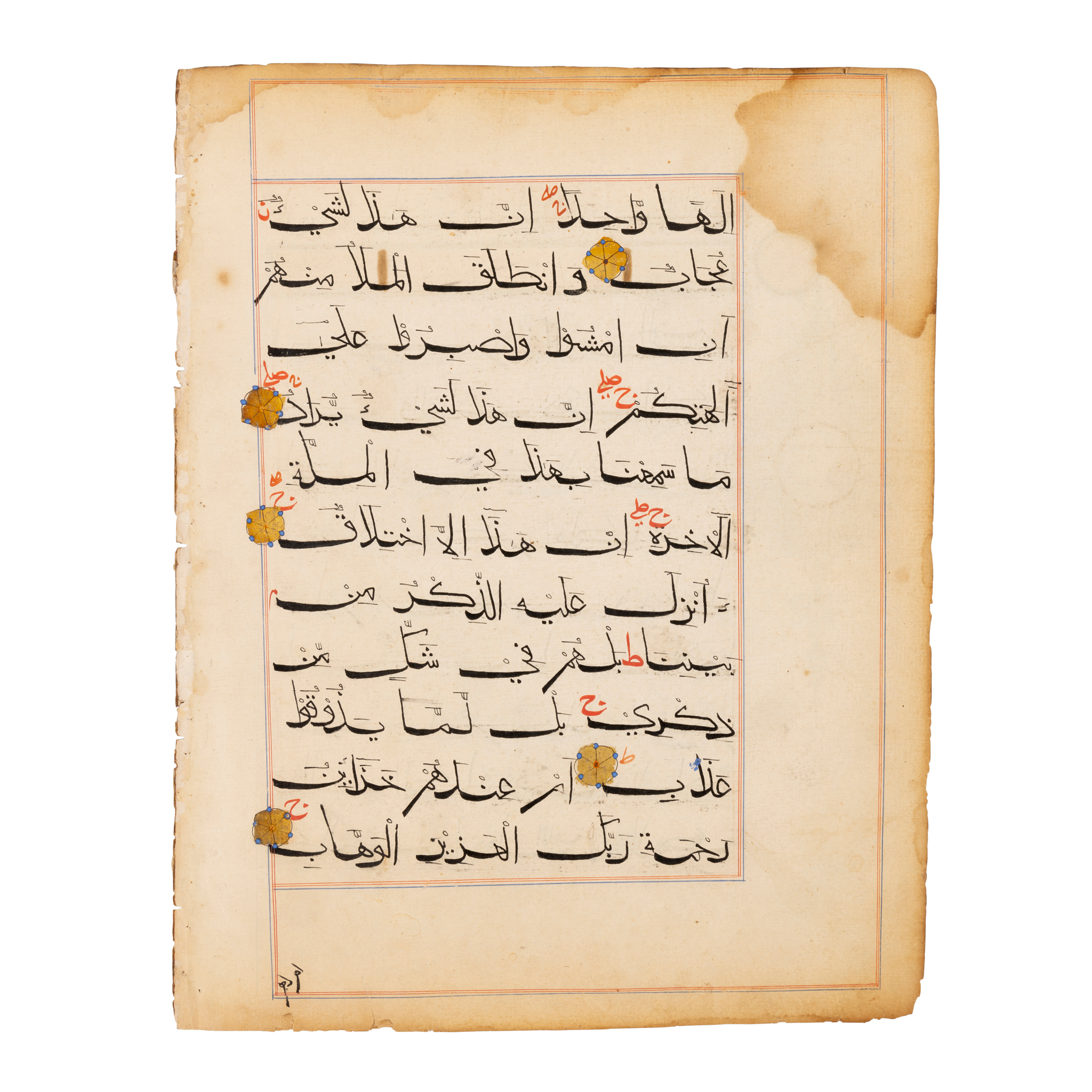 A BI-FOLIUM FROM A DISPERSED MANUSCRIPT OF THE QUR’AN WRITTEN IN BIHARI SCRIPT