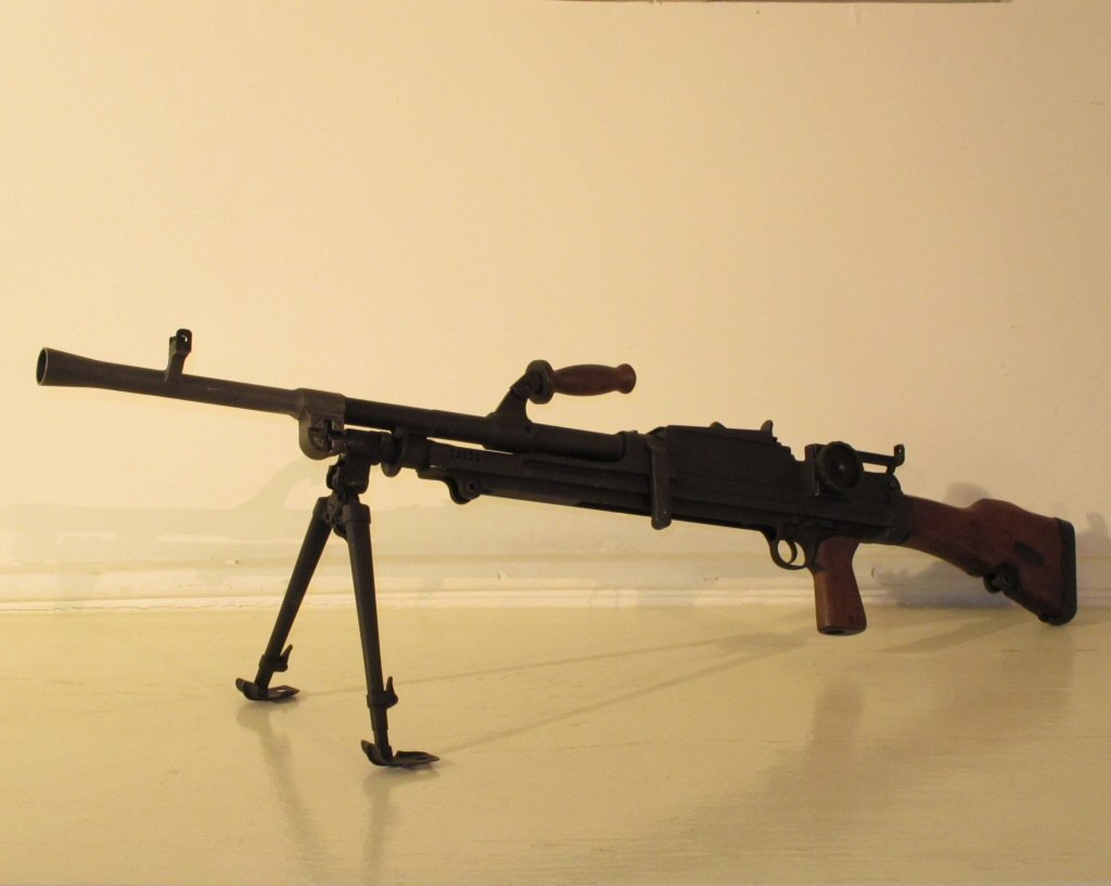 A deactivated .303 Bren gun