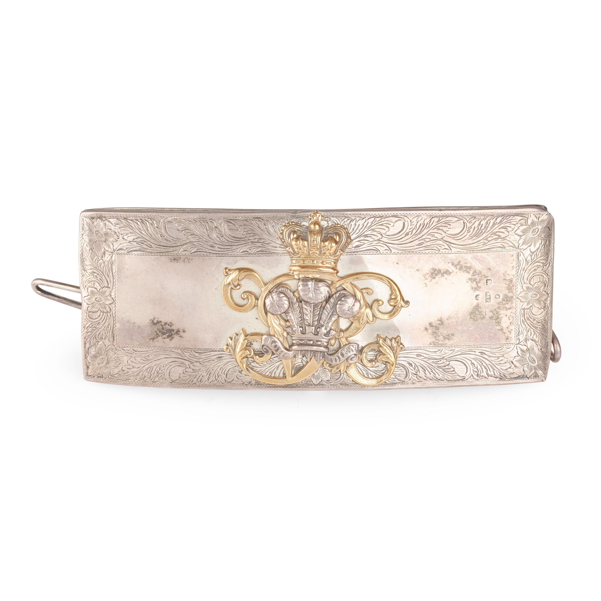 3RD DRAGOON GUARDS OFFICER'S SILVER BELT POUCH