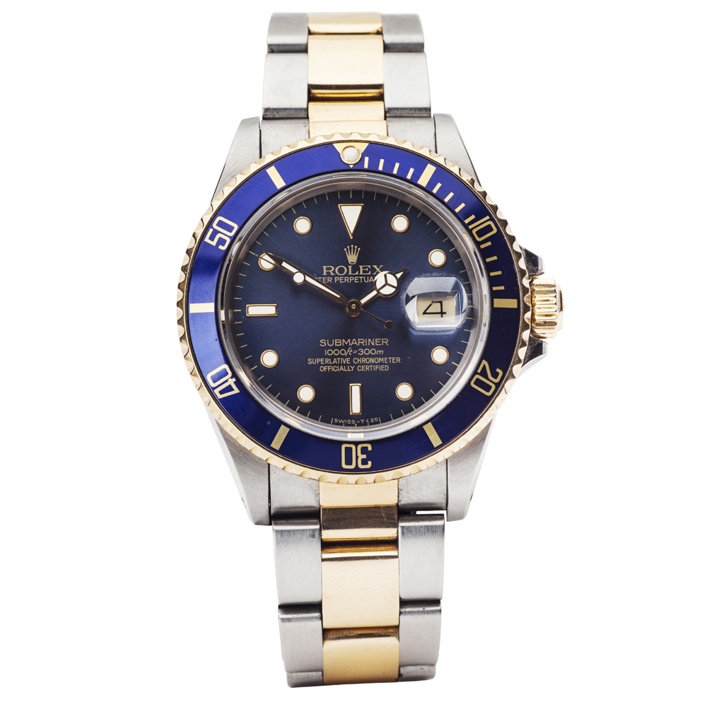 ROLEX - A gentleman's Oyster Perpetual Datejust Submariner 300m