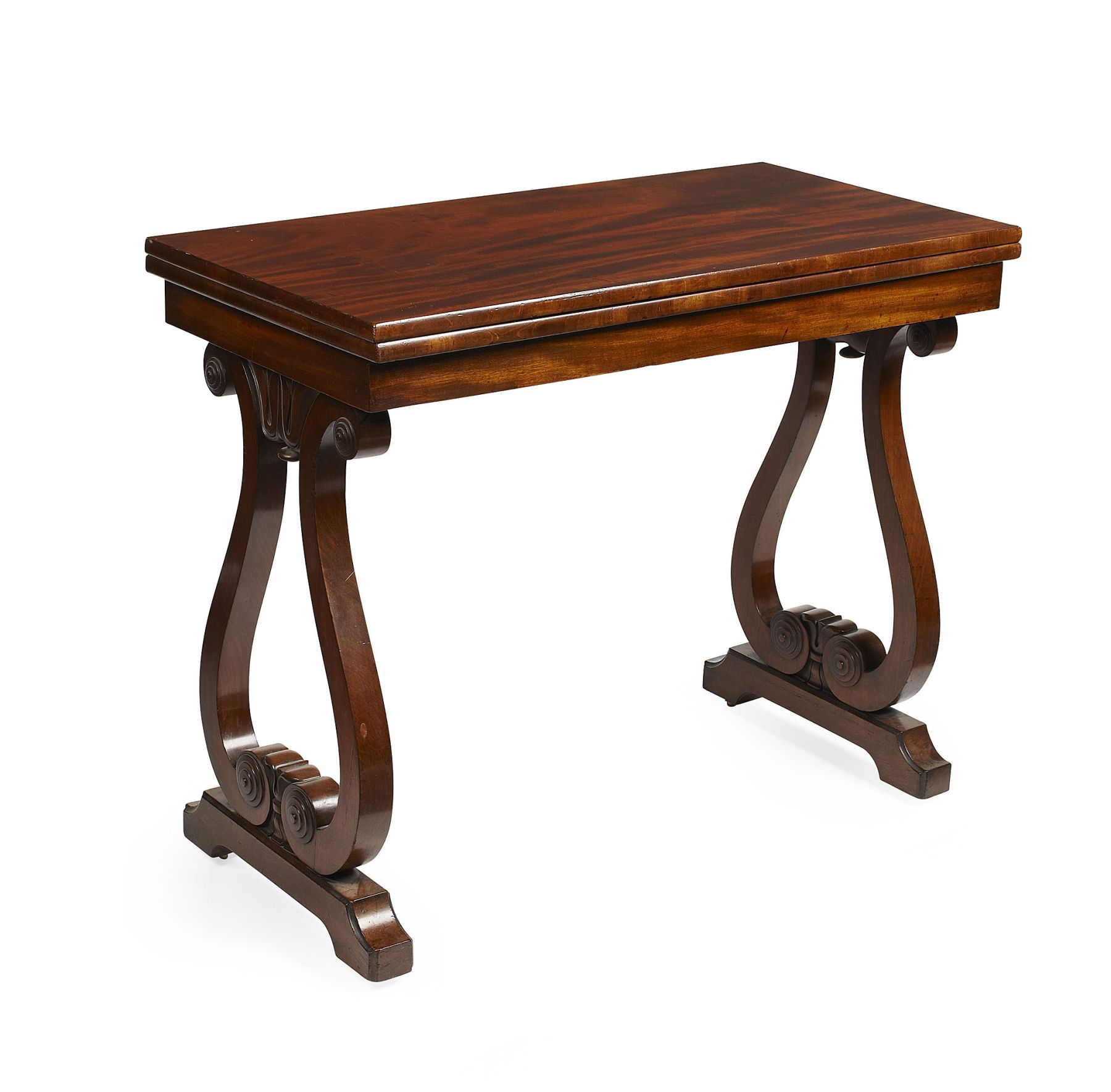 EARLY VICTORIAN FOLDOVER GAMES TABLE