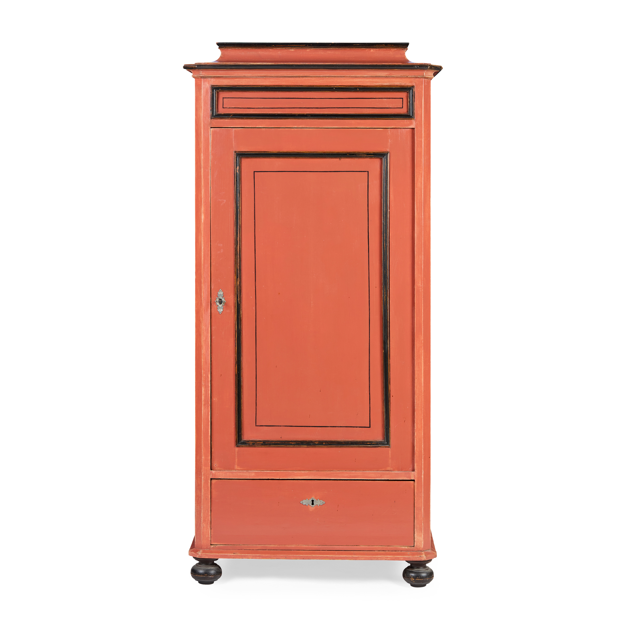 SCANDINAVIAN PAINTED PINE HALL CABINET