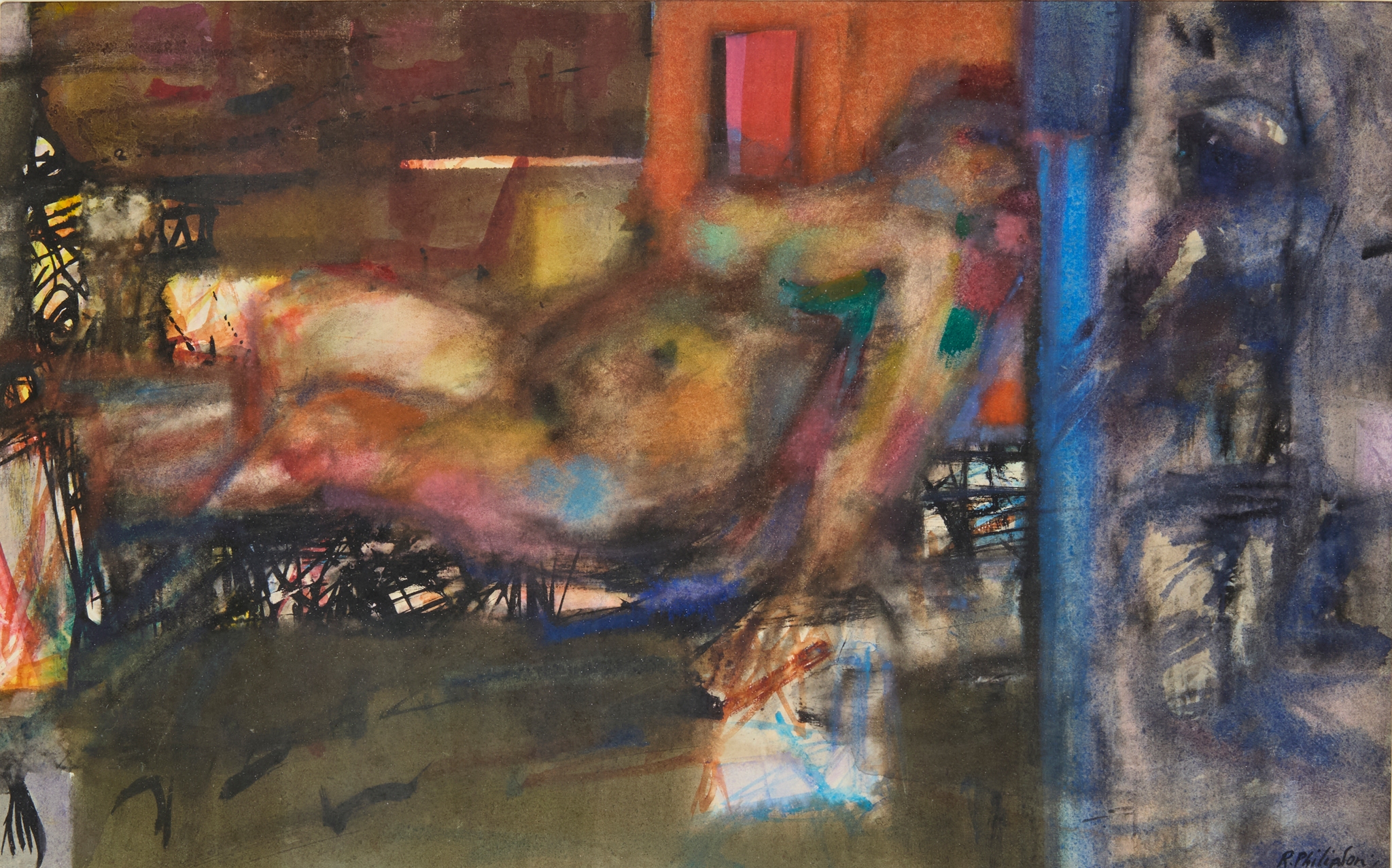 SIR ROBIN PHILIPSON R.A., P.R.S.A., F.R.S.A., R.S.W., R.H.I., D.LITT., L.L.D. (SCOTTISH 1916-1992)