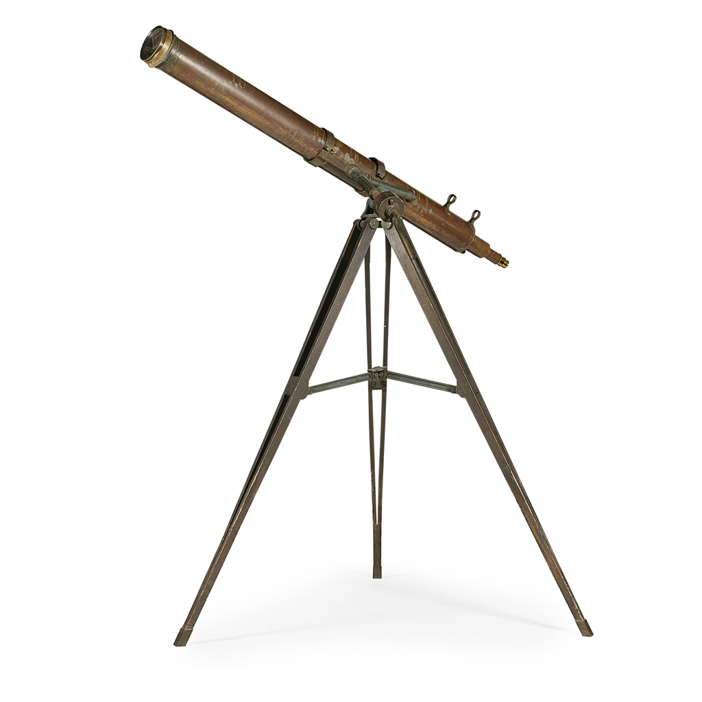 5 INCH REFRACTING BRASS TELESCOPE, SIGNED J.H. DALLMEYER, LONDON