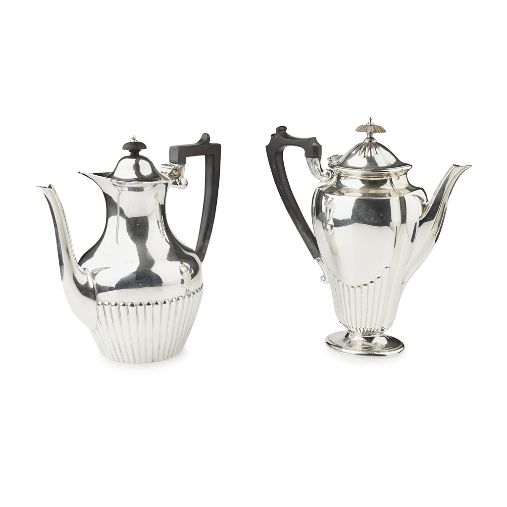 A coffee pot and similar water pot