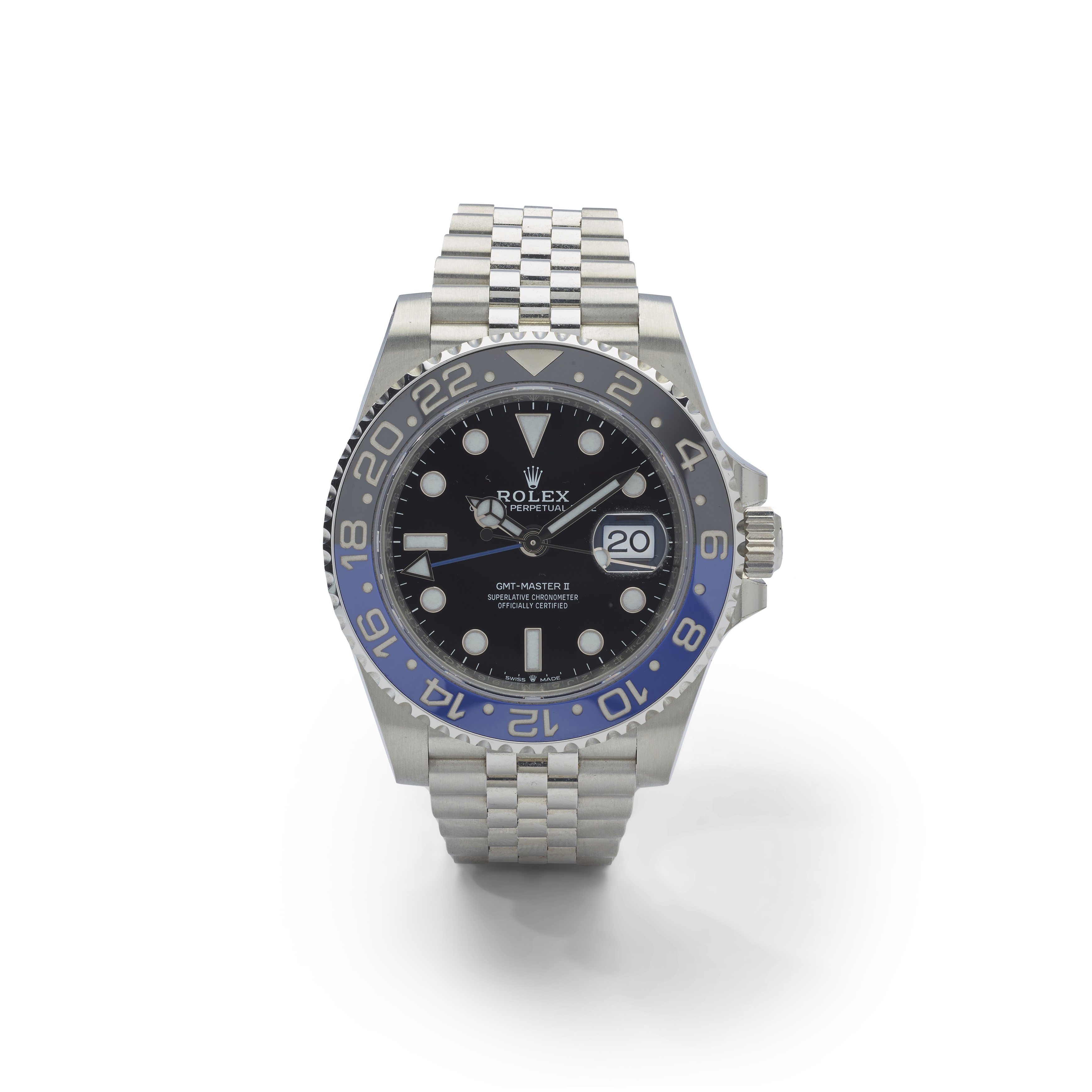 Rolex: A stainless steel 'Batgirl' wristwatch