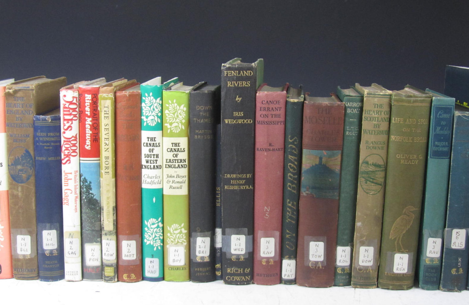 Inland Waterways, Narrowboats and Canoeing, a quantity, including Raven-Hart, Major R.